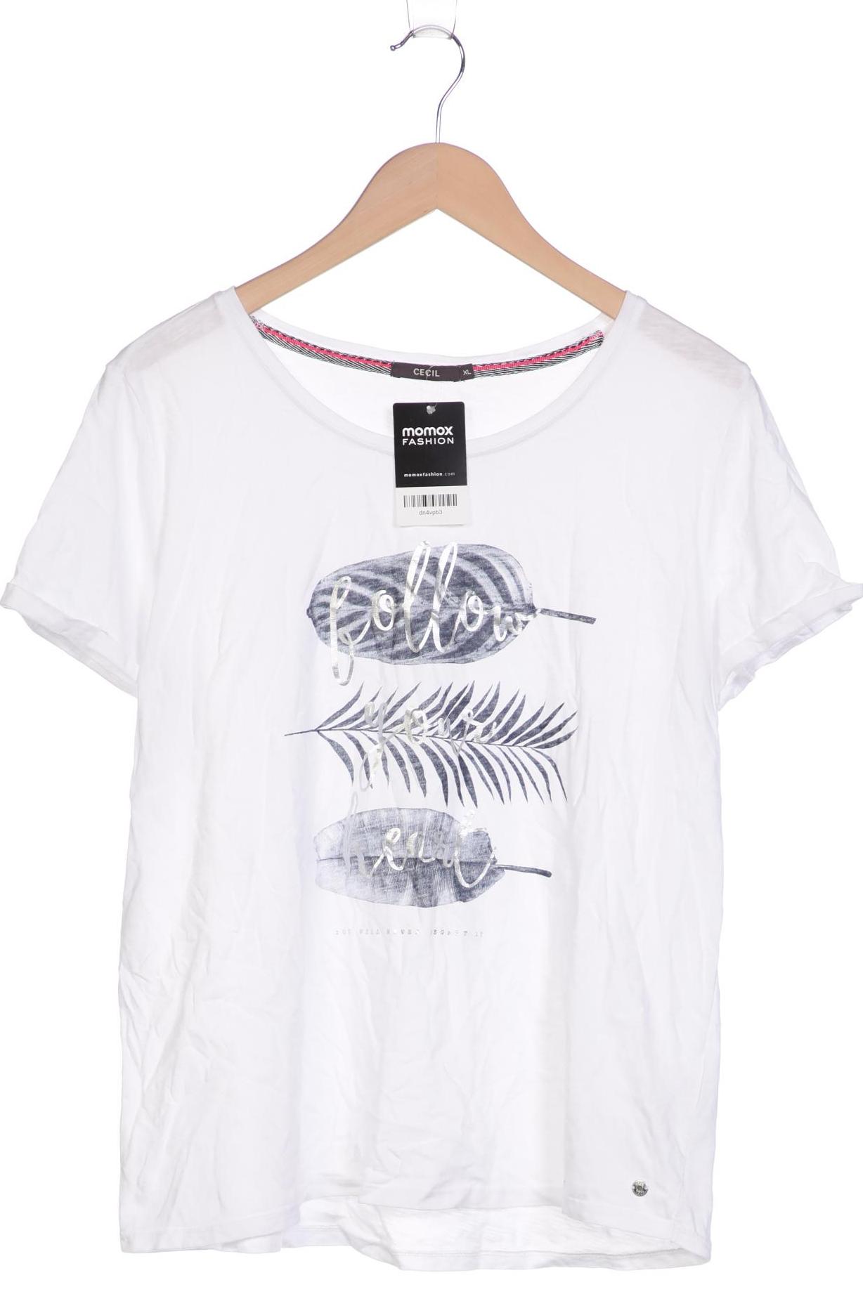 

CECIL Damen T-Shirt, weiß