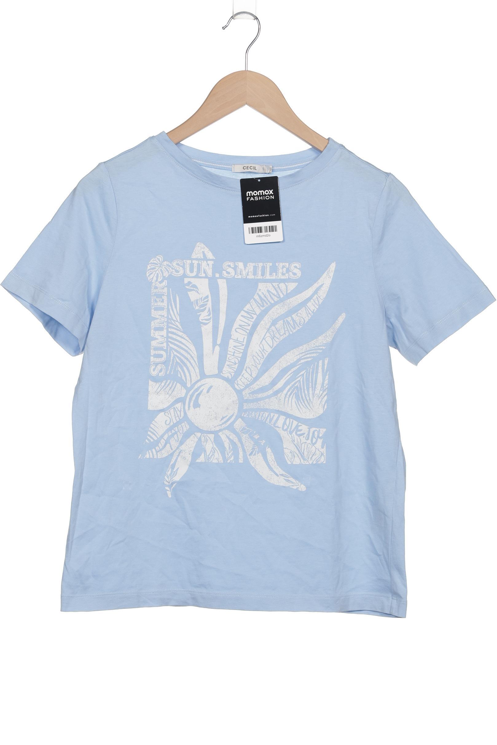 

Cecil Damen T-Shirt, hellblau, Gr. 36