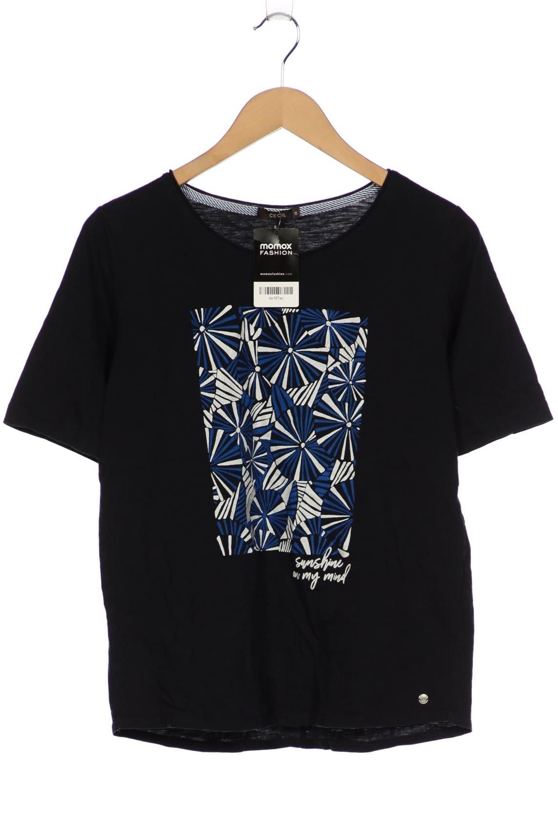 

Cecil Damen T-Shirt, marineblau, Gr. 38