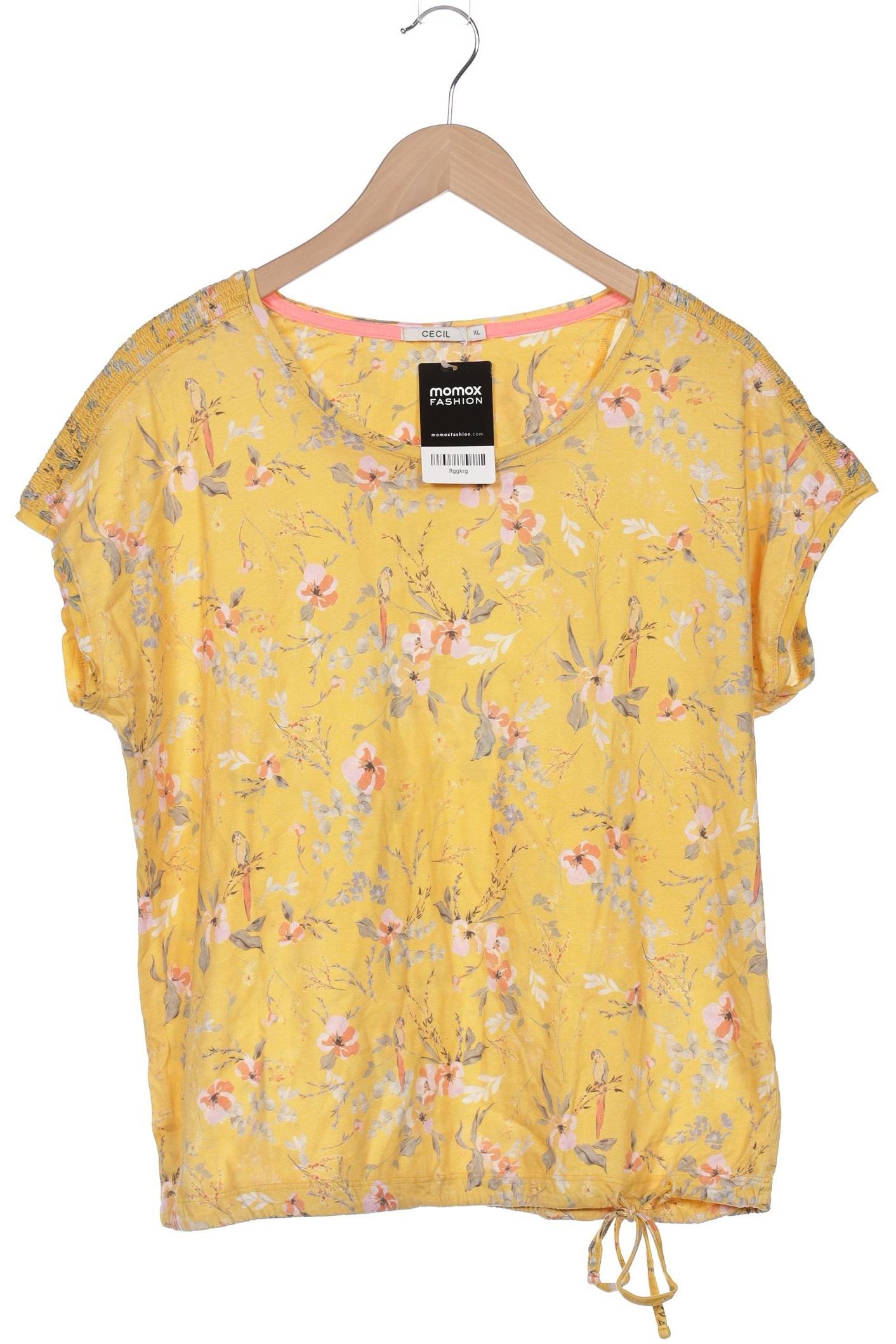 

Cecil Damen T-Shirt, gelb, Gr. 44