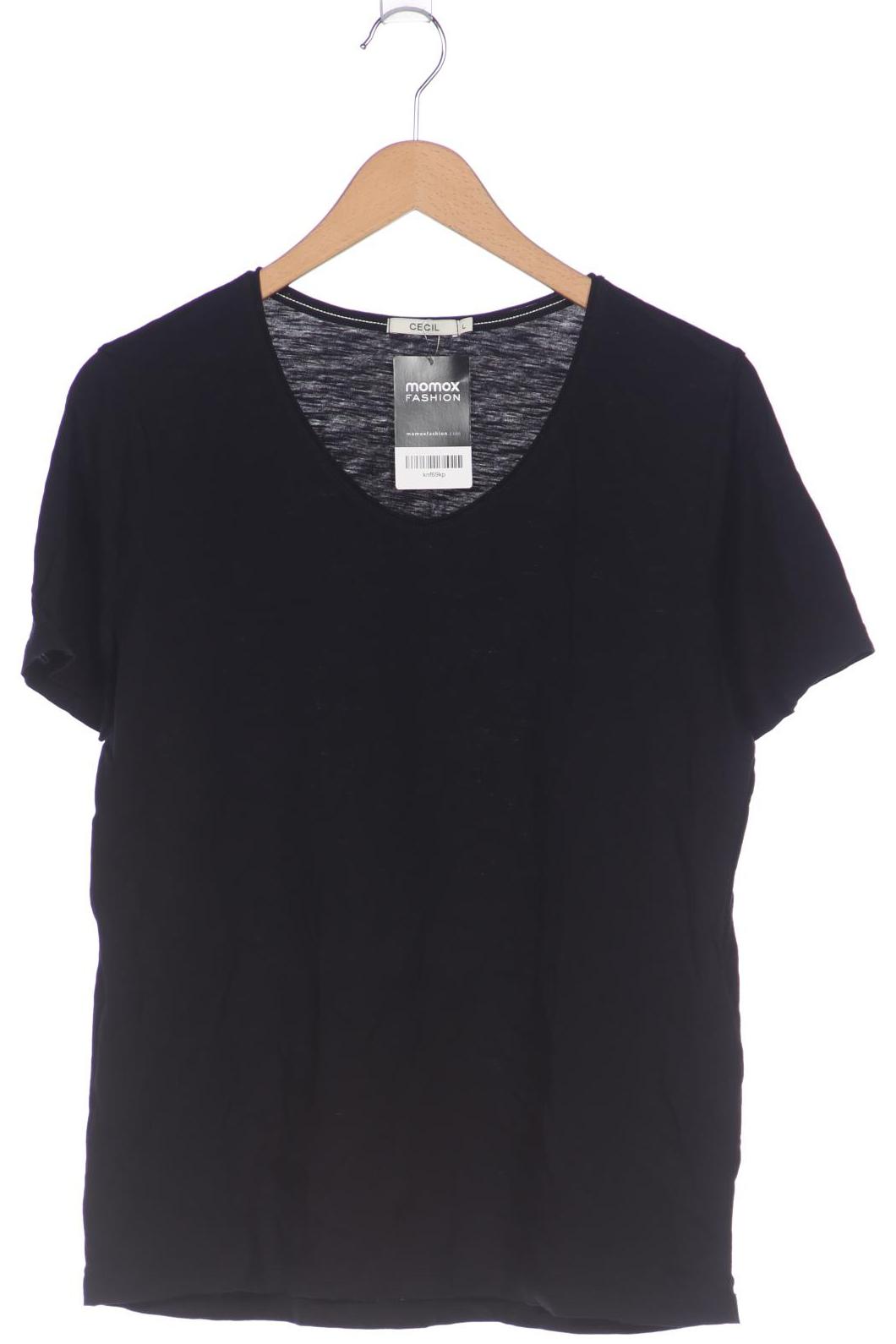

Cecil Damen T-Shirt, schwarz, Gr. 42