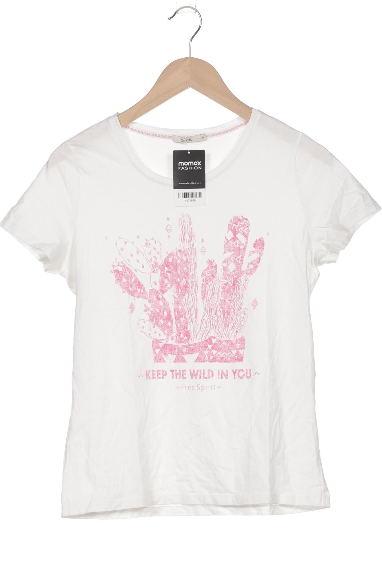 

Cecil Damen T-Shirt, weiß, Gr. 36