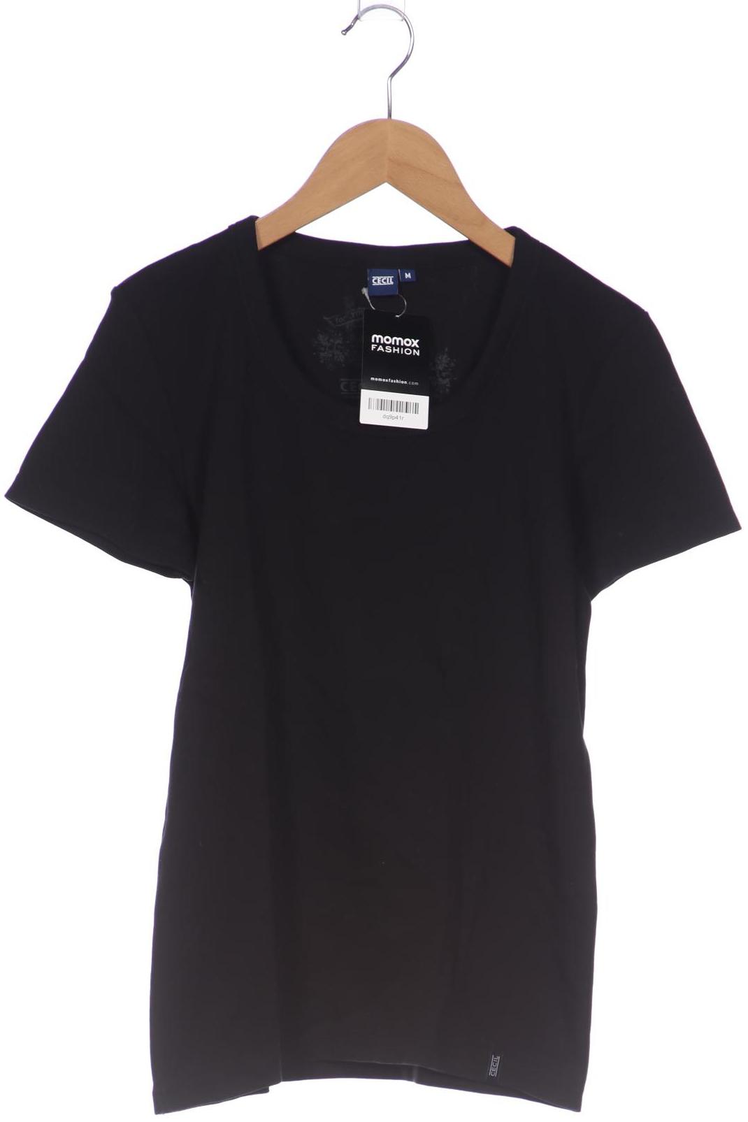 

Cecil Damen T-Shirt, schwarz, Gr. 38