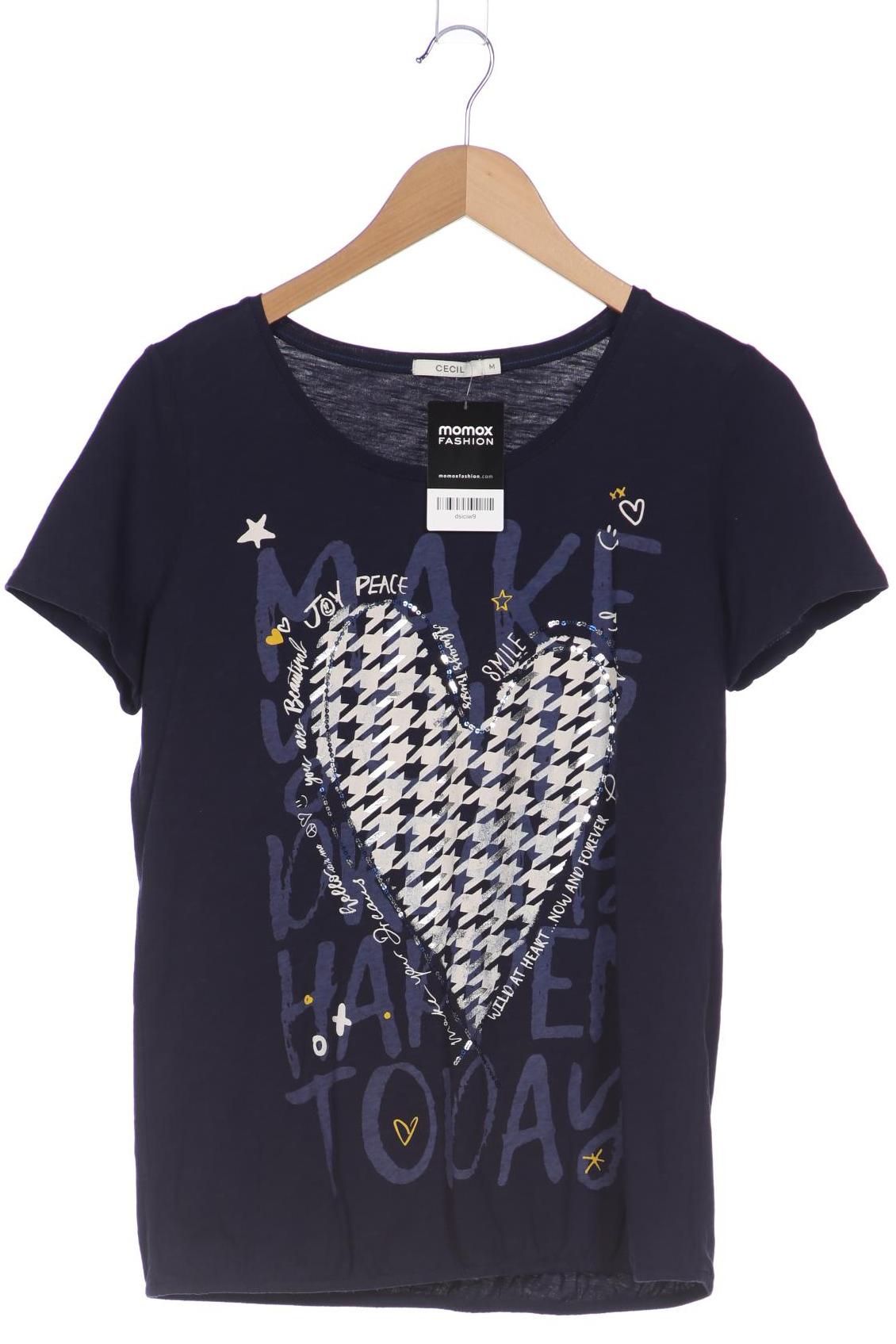 

Cecil Damen T-Shirt, marineblau, Gr. 38