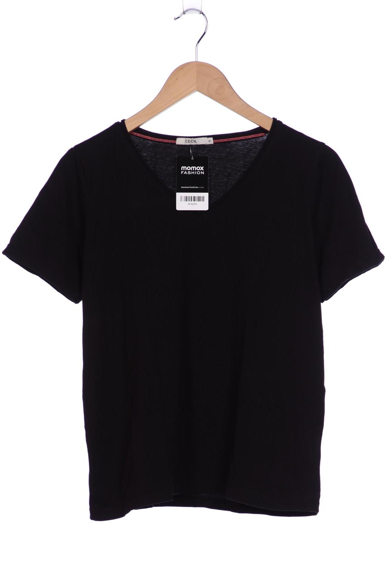

Cecil Damen T-Shirt, schwarz, Gr. 38