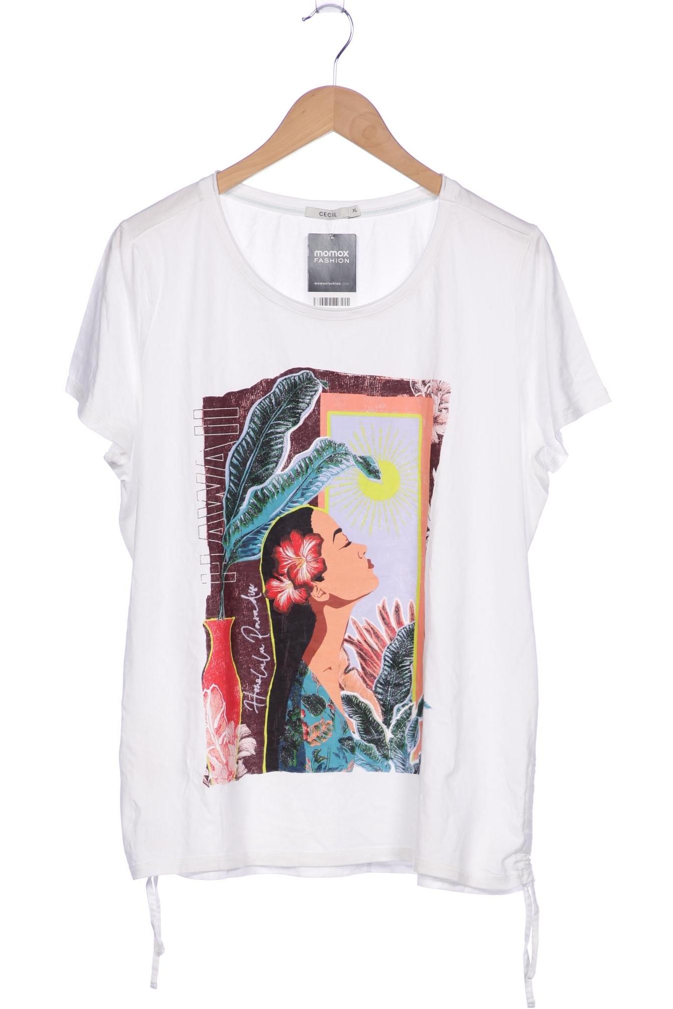 

Cecil Damen T-Shirt, weiß, Gr. 44