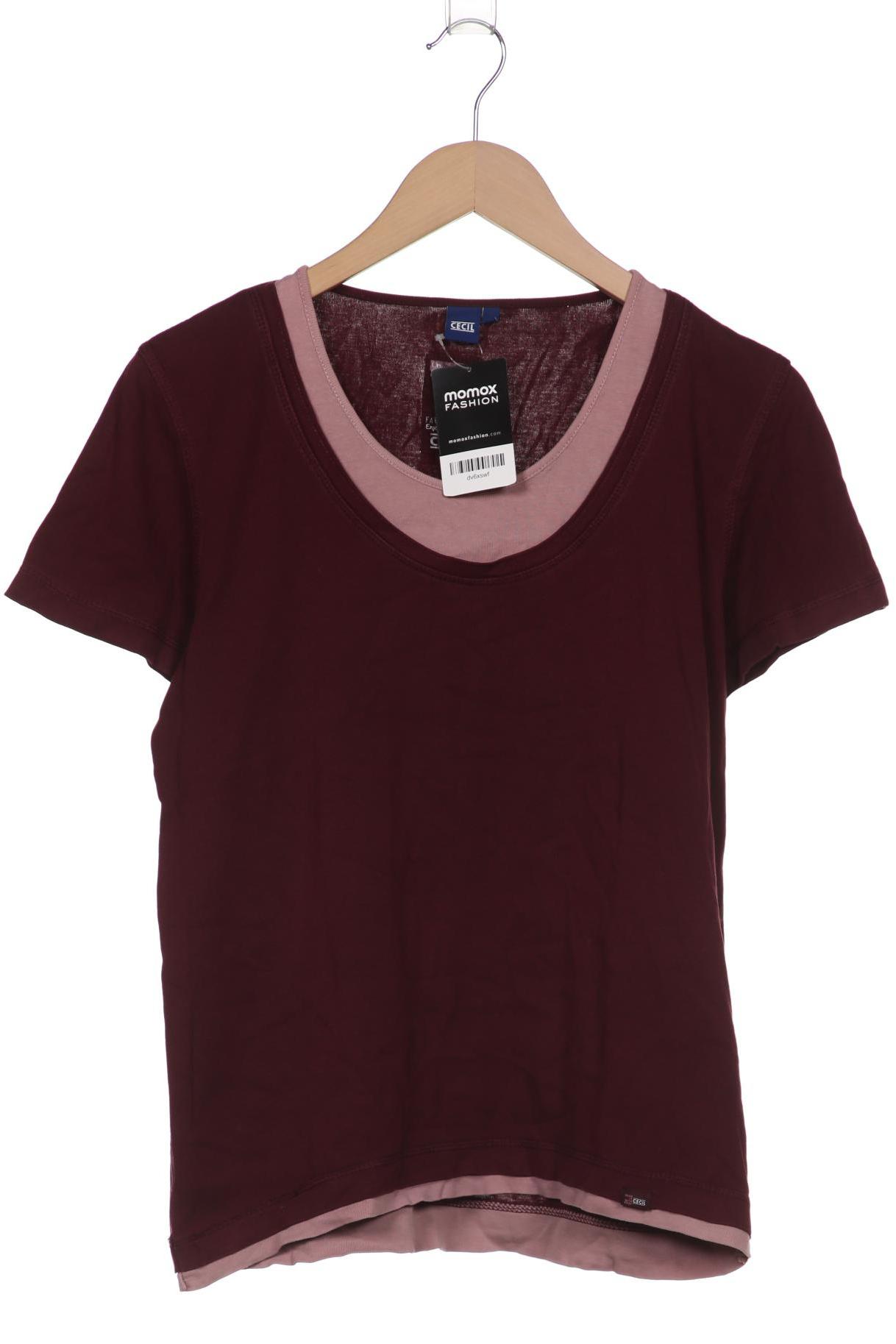 

Cecil Damen T-Shirt, bordeaux, Gr. 42