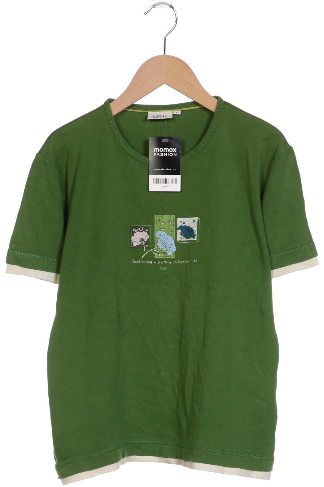 

Cecil Damen T-Shirt, grün, Gr. 42