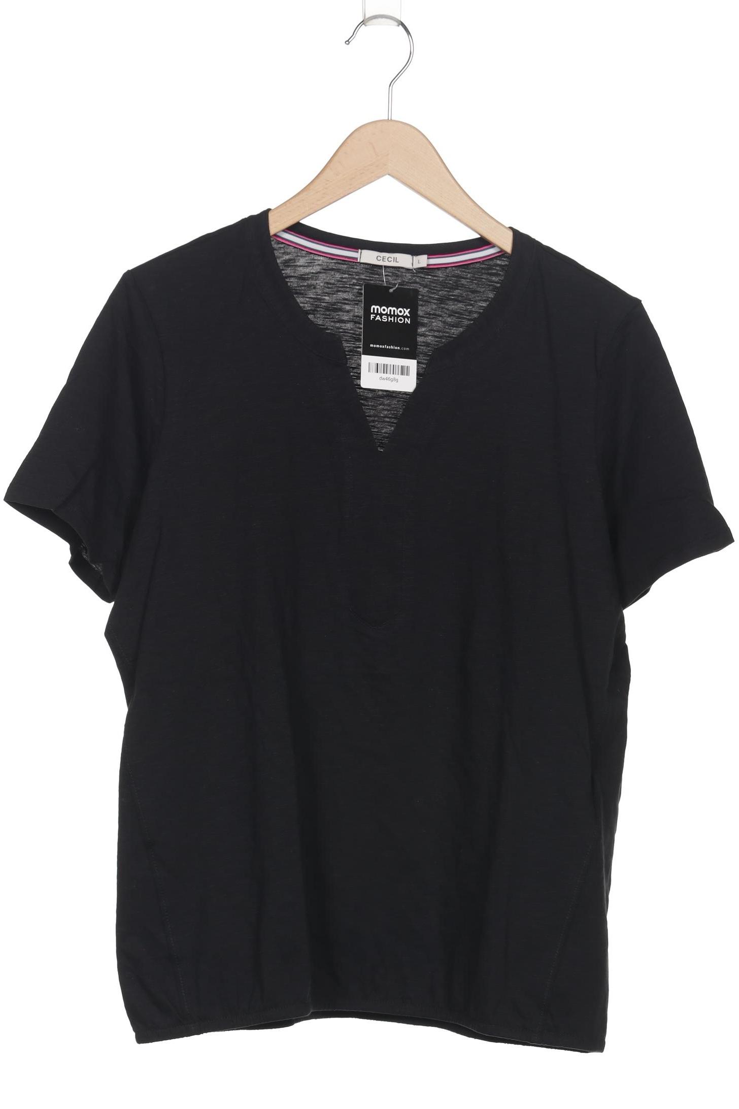 

Cecil Damen T-Shirt, schwarz, Gr. 42