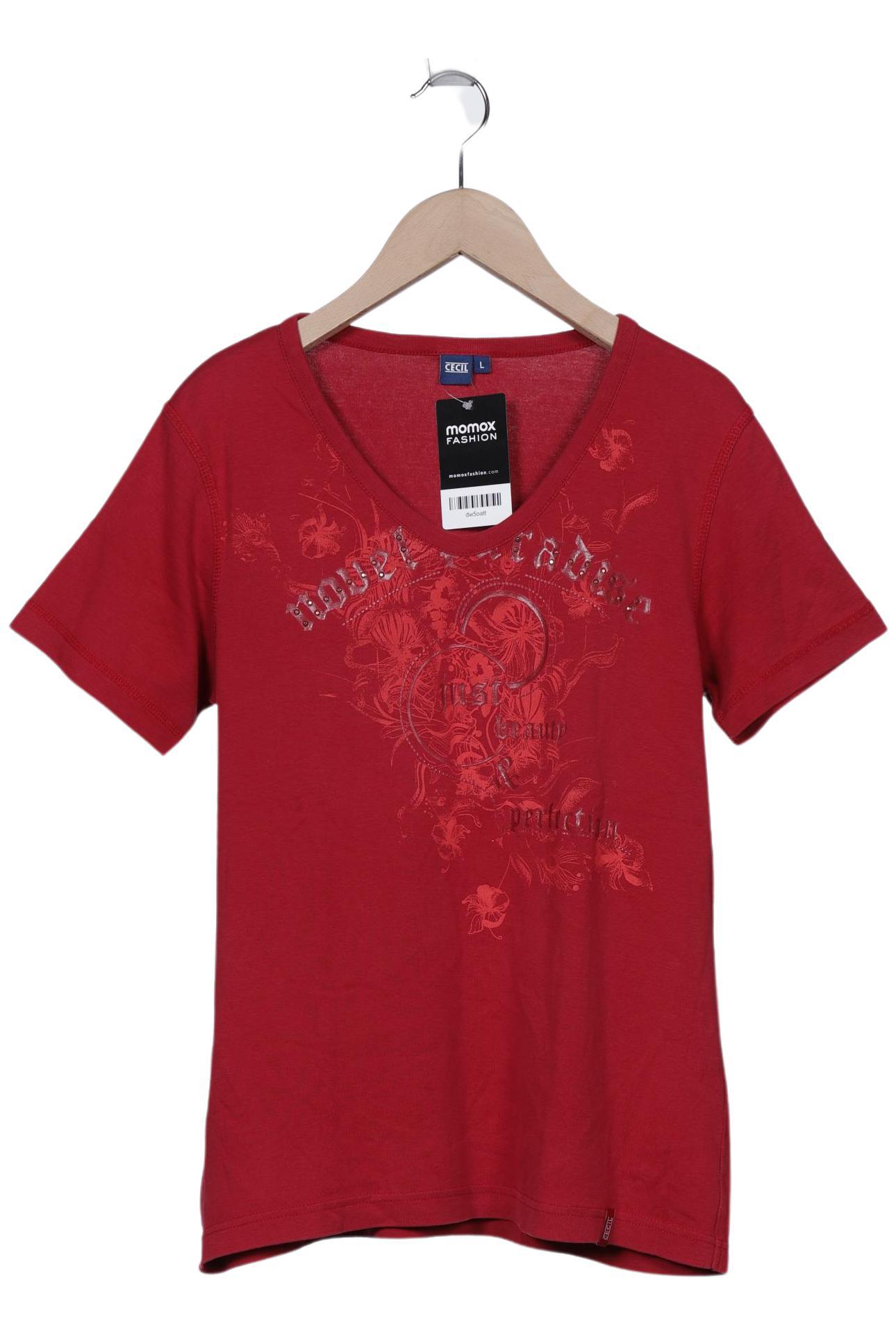 

Cecil Damen T-Shirt, bordeaux, Gr. 42