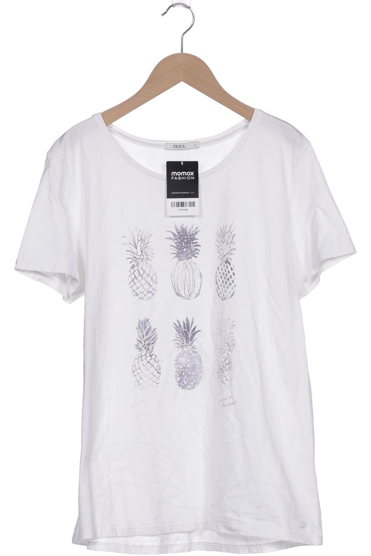 

CECIL Damen T-Shirt, weiß