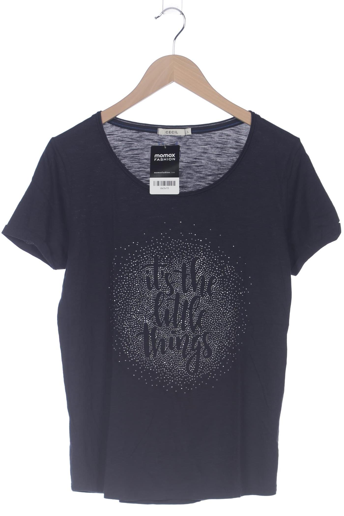 

Cecil Damen T-Shirt, marineblau, Gr. 42