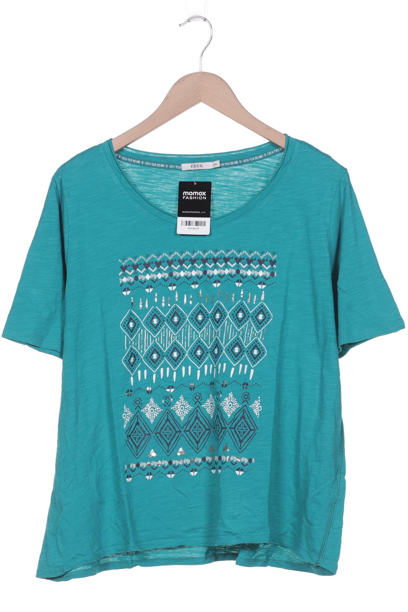 

CECIL Damen T-Shirt, türkis