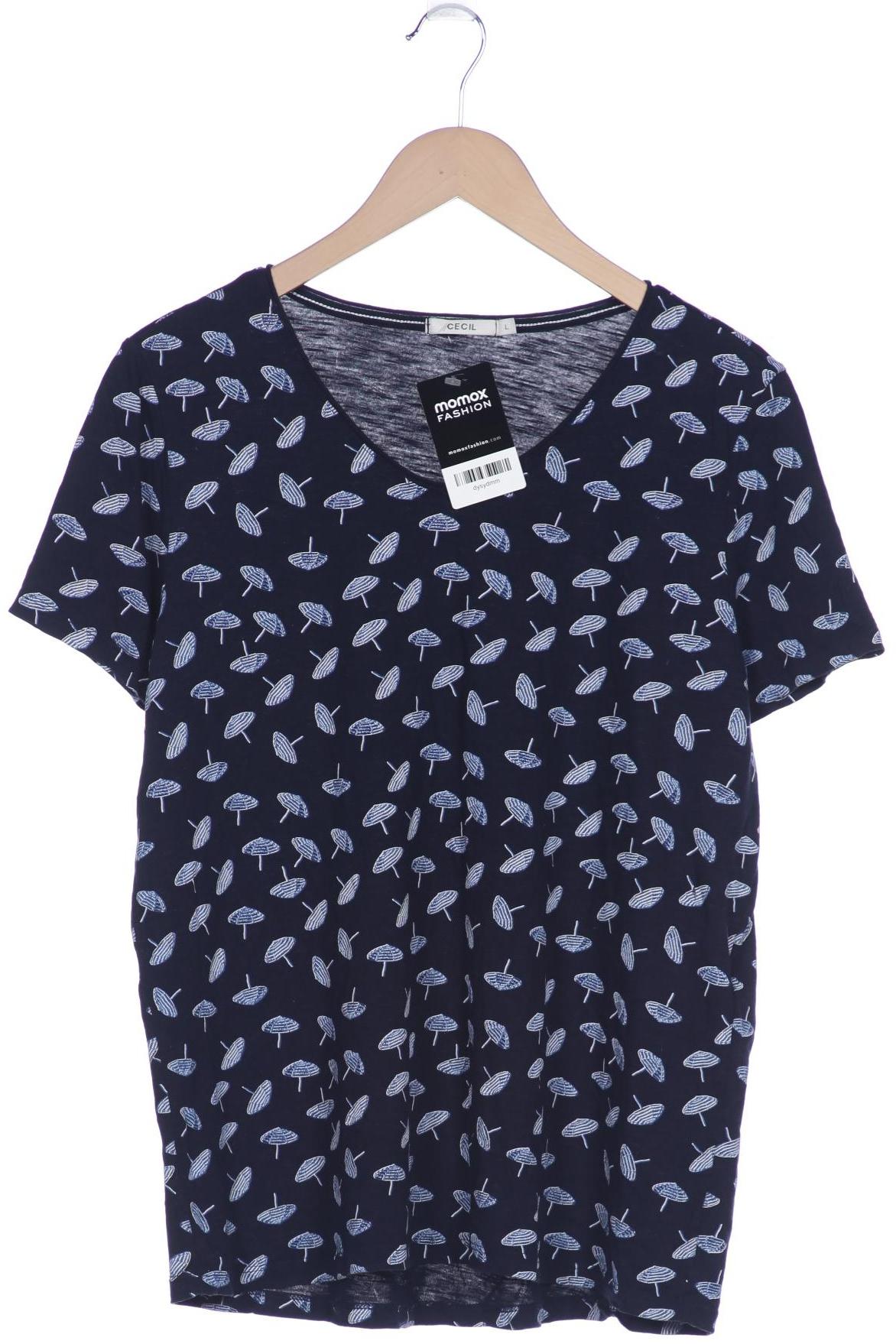 

Cecil Damen T-Shirt, marineblau, Gr. 42