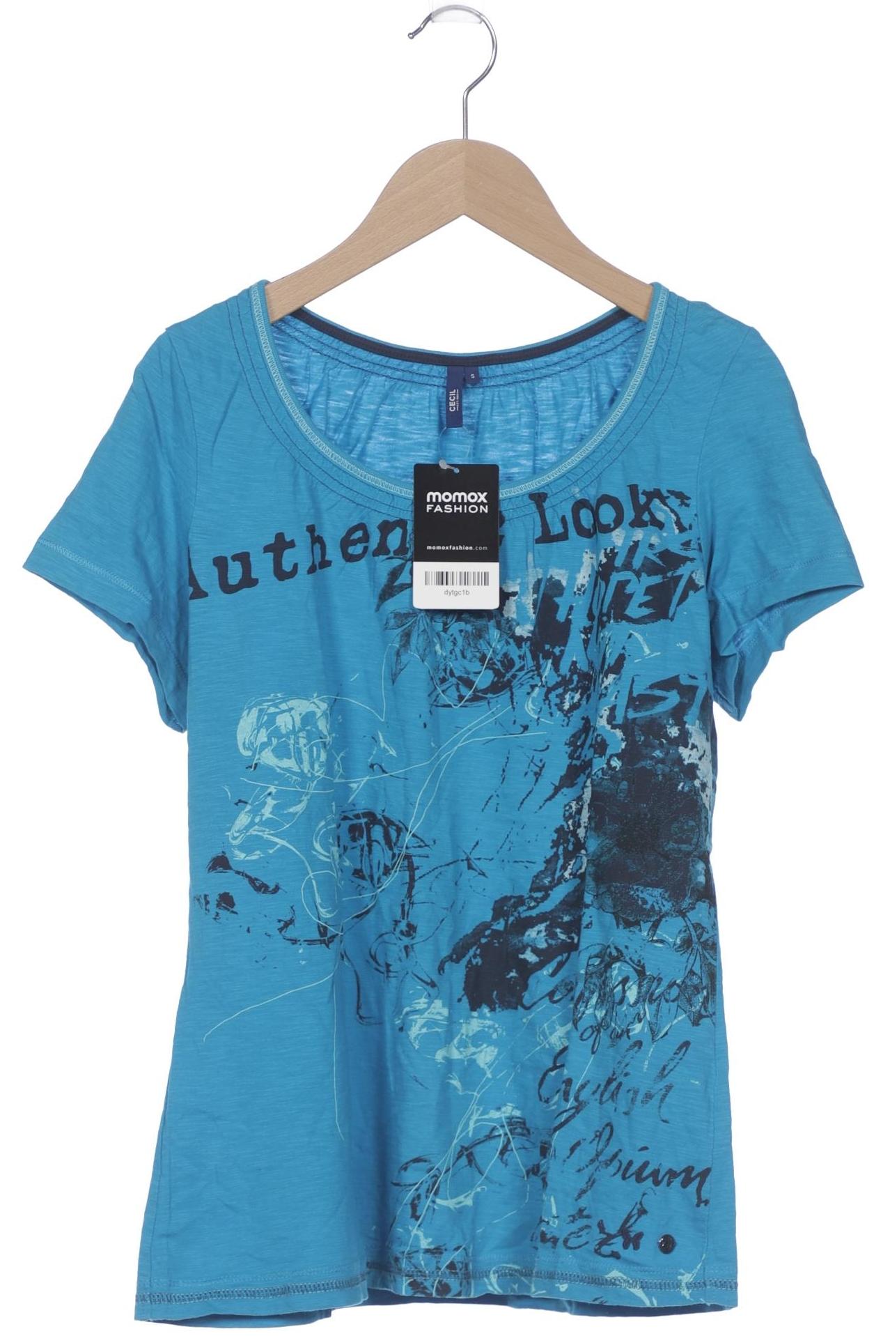 

Cecil Damen T-Shirt, blau, Gr. 36