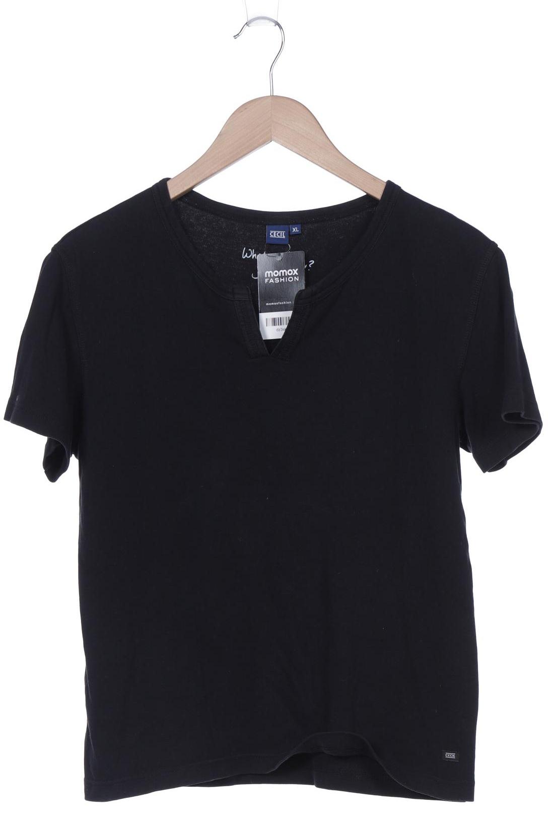 

Cecil Damen T-Shirt, schwarz, Gr. 44