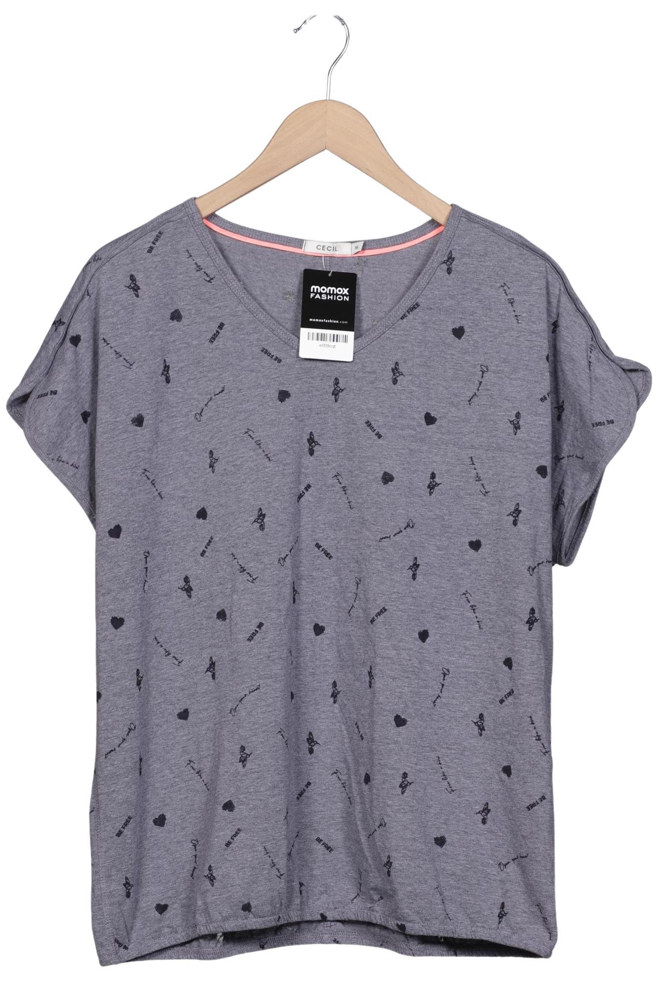 

Cecil Damen T-Shirt, blau, Gr. 44