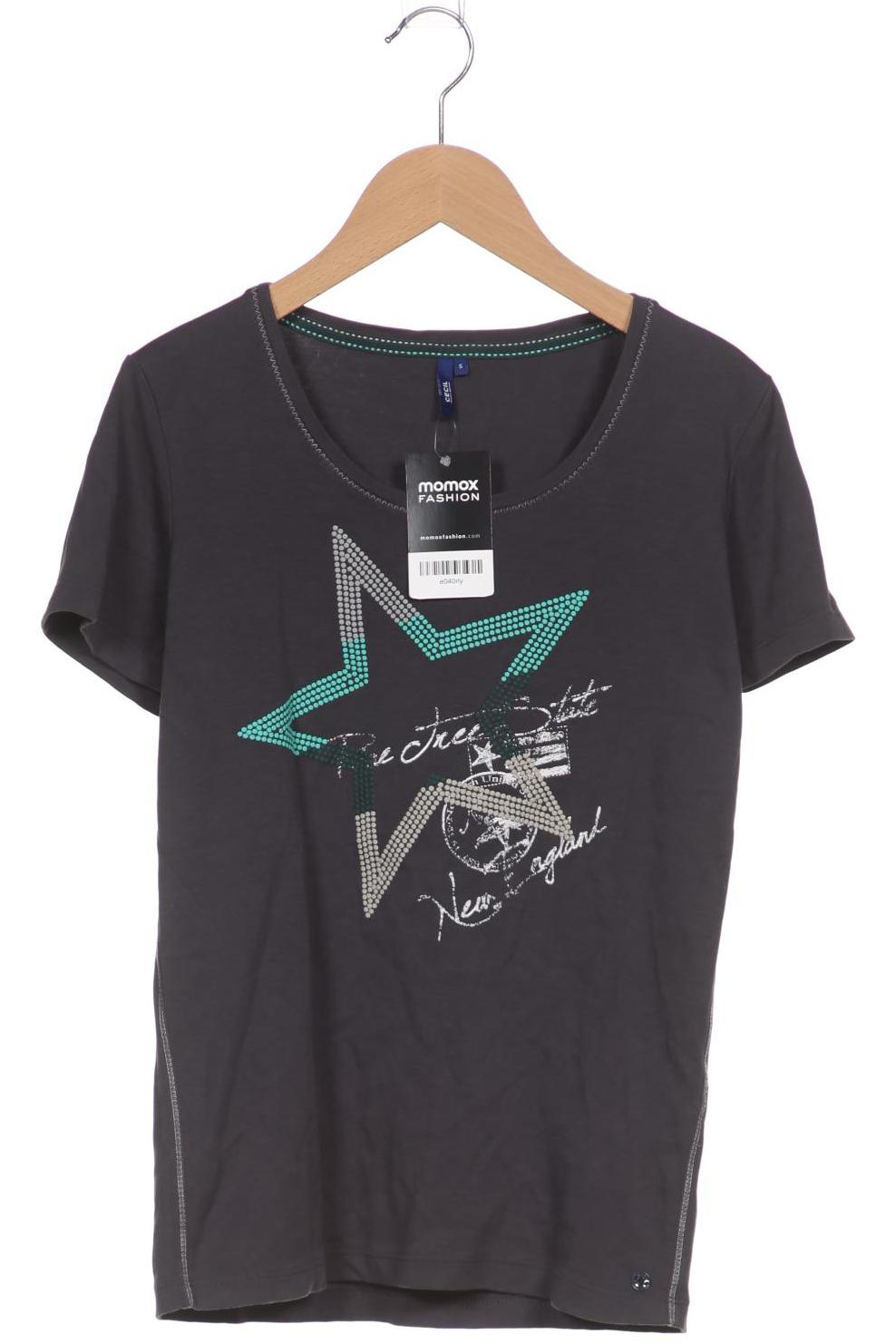 

Cecil Damen T-Shirt, grau, Gr. 36