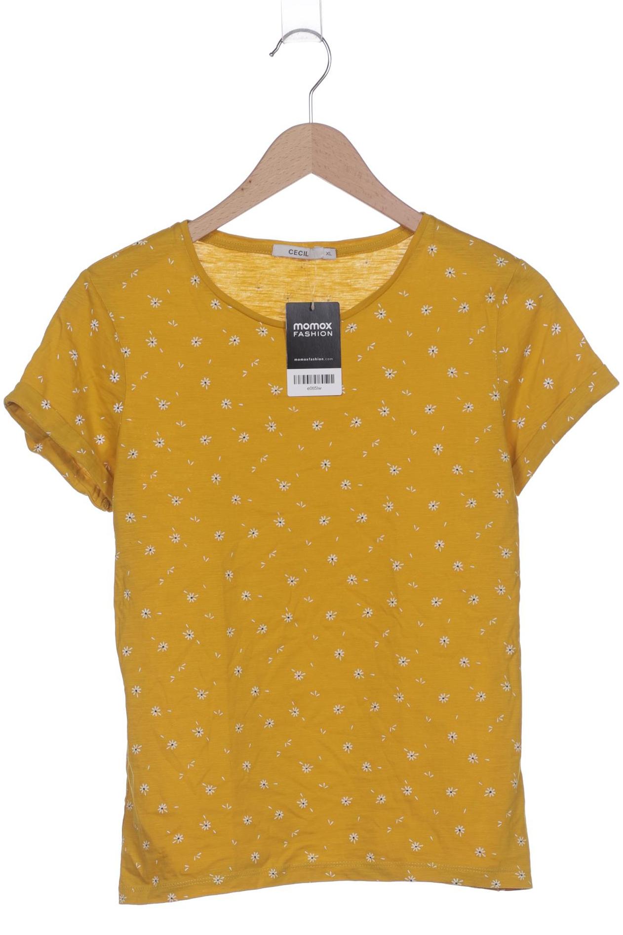 

Cecil Damen T-Shirt, gelb, Gr. 44