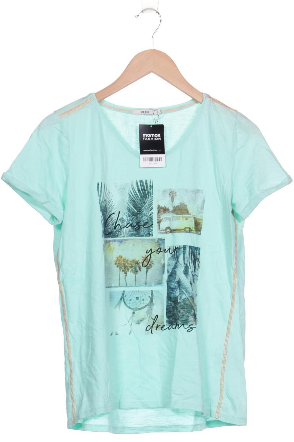 

CECIL Damen T-Shirt, türkis