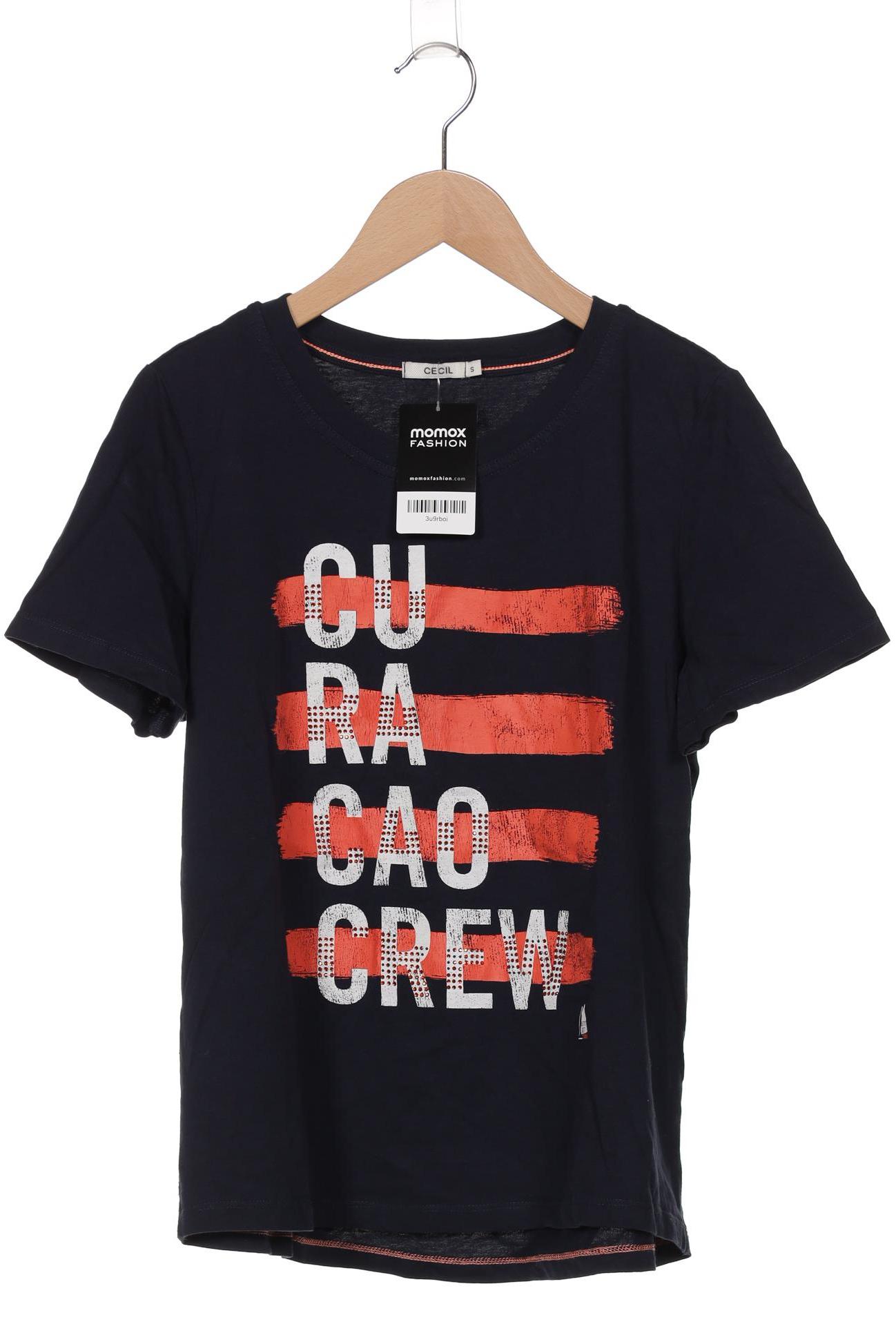 

Cecil Damen T-Shirt, marineblau, Gr. 36