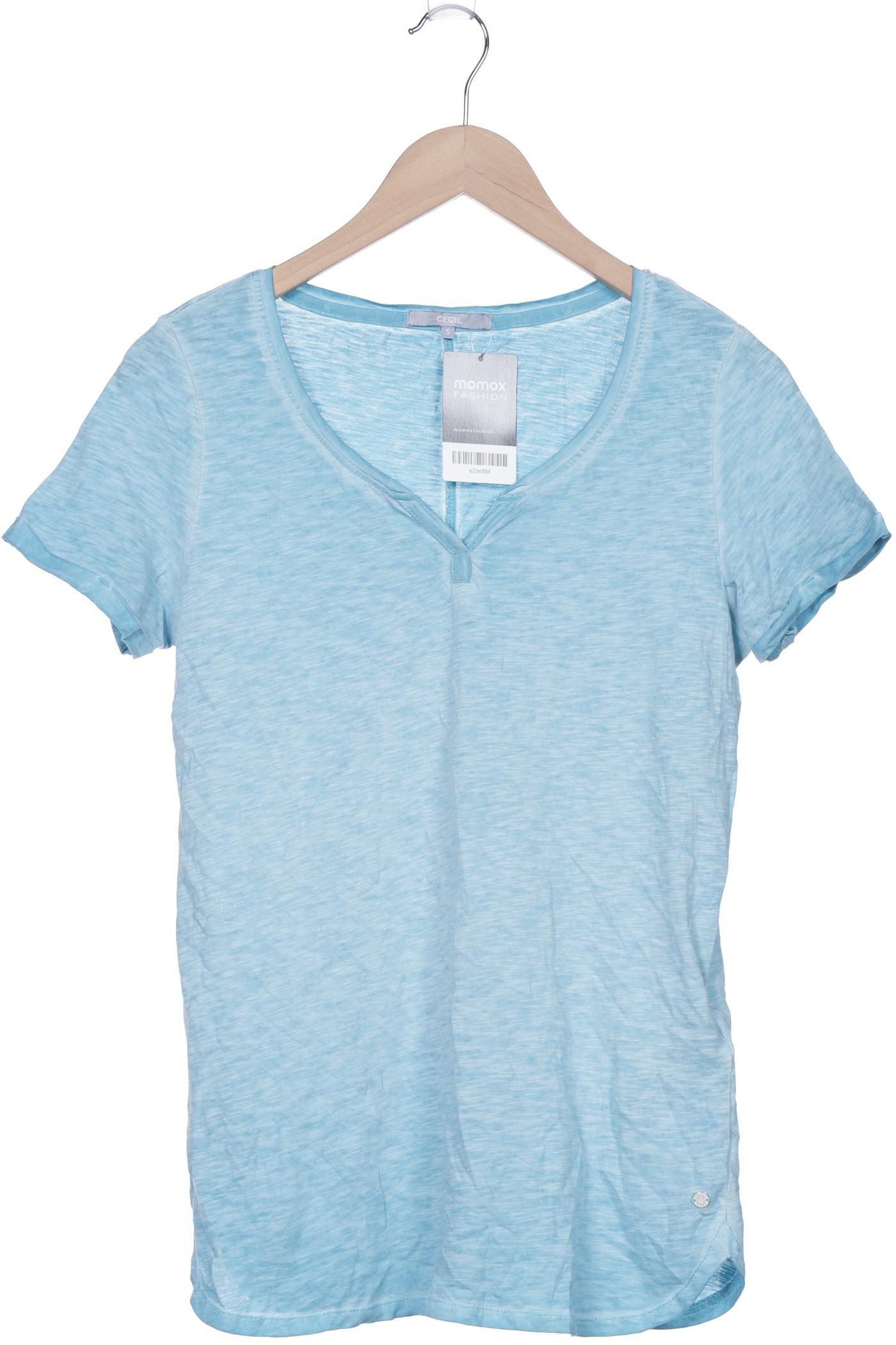 

Cecil Damen T-Shirt, hellblau, Gr. 36