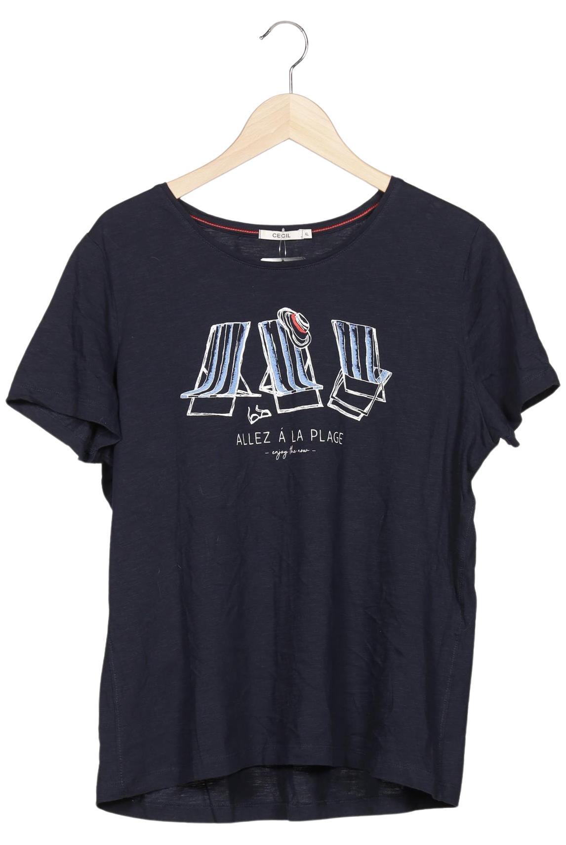 

Cecil Damen T-Shirt, marineblau, Gr. 44