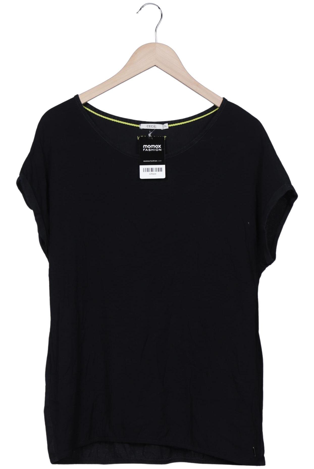 

Cecil Damen T-Shirt, schwarz, Gr. 44