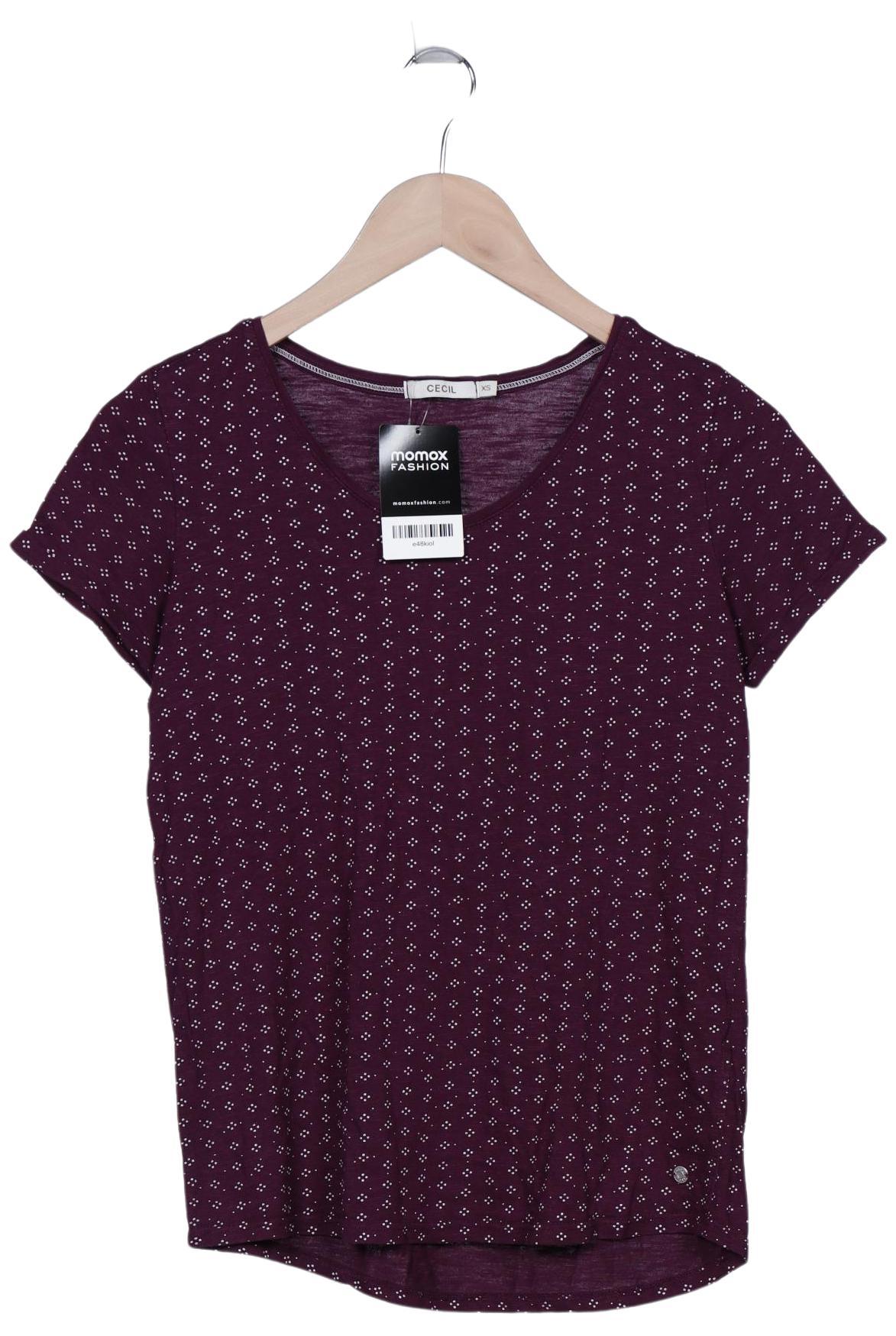 

Cecil Damen T-Shirt, bordeaux, Gr. 34
