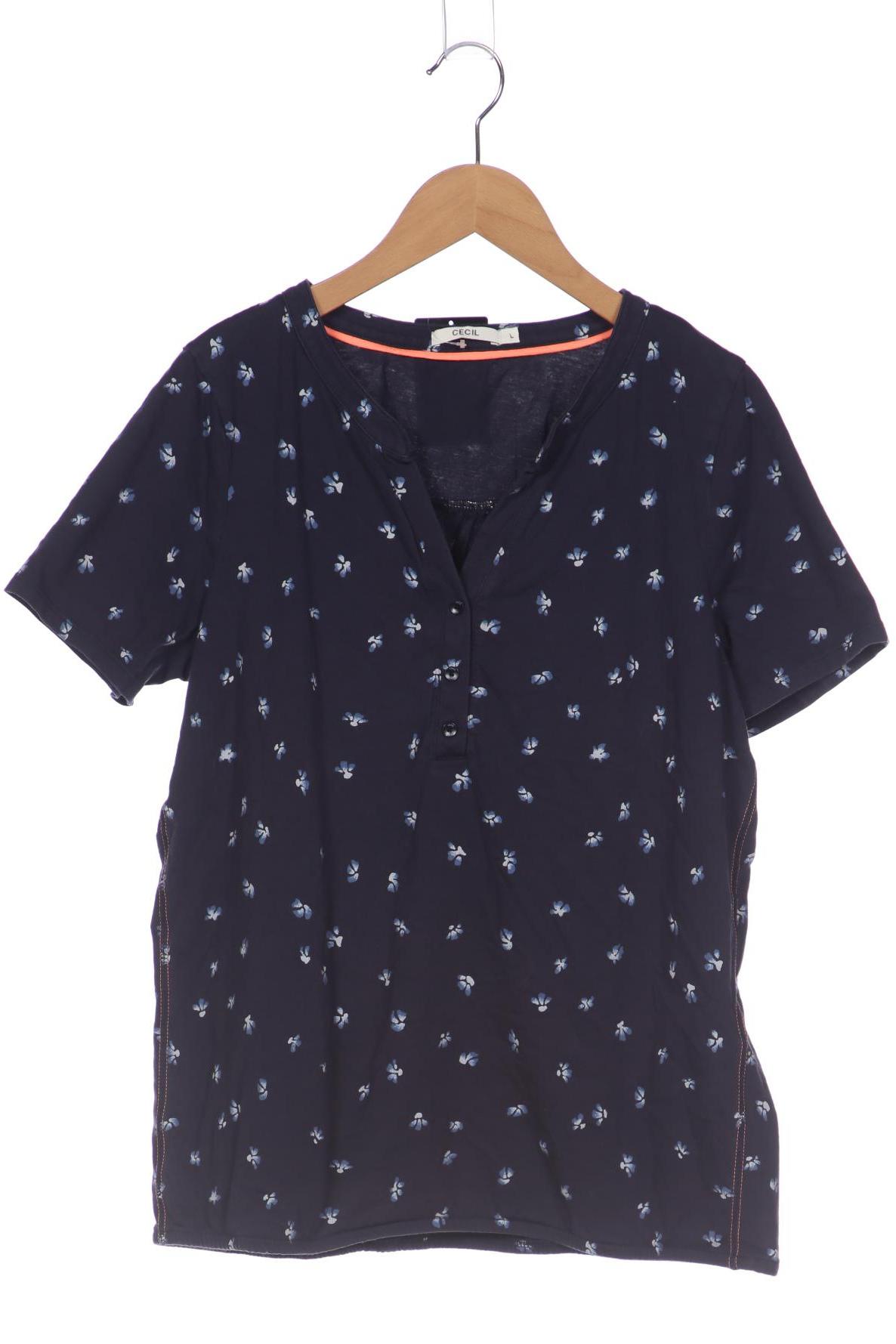 

Cecil Damen T-Shirt, marineblau, Gr. 42