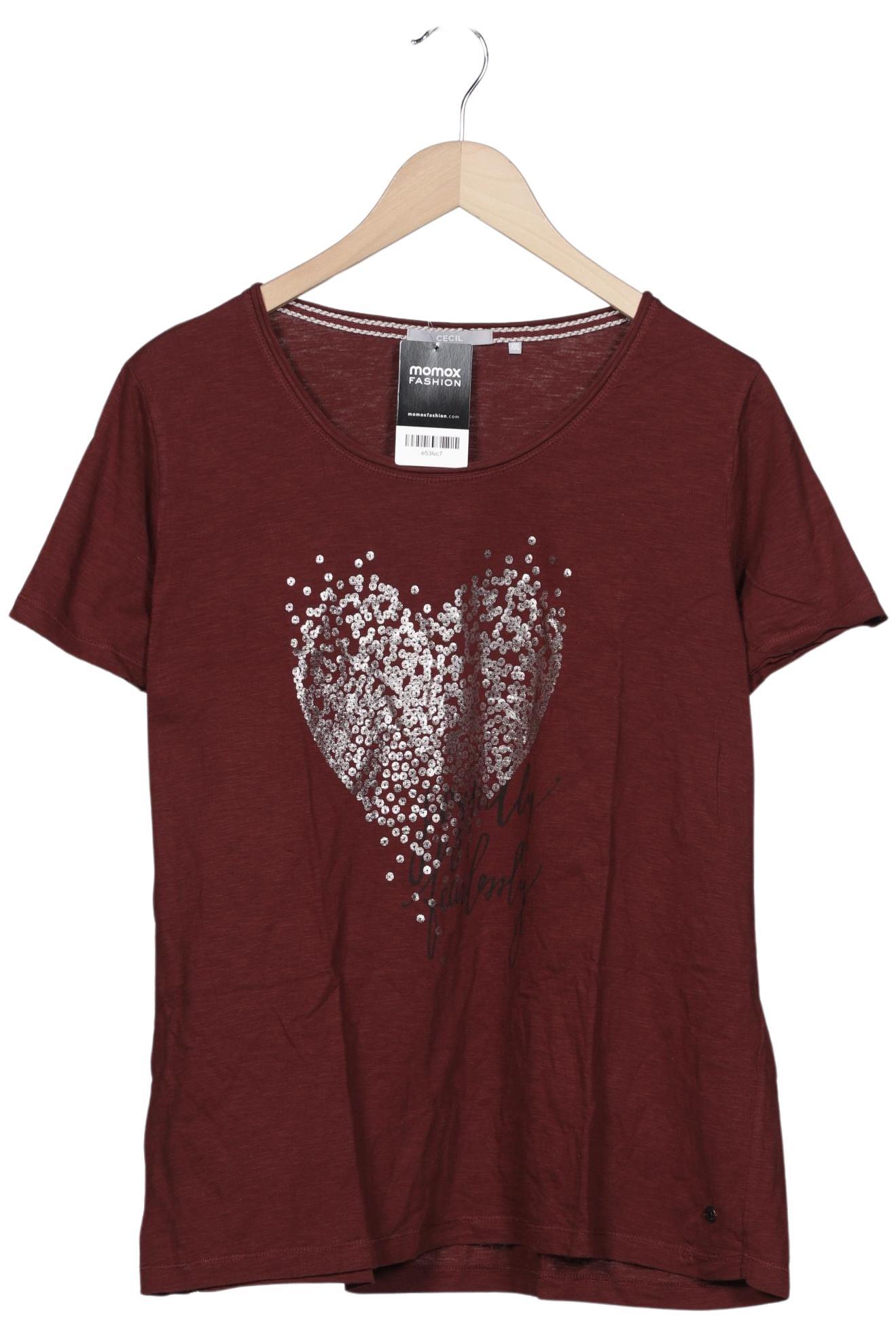 

Cecil Damen T-Shirt, bordeaux, Gr. 46