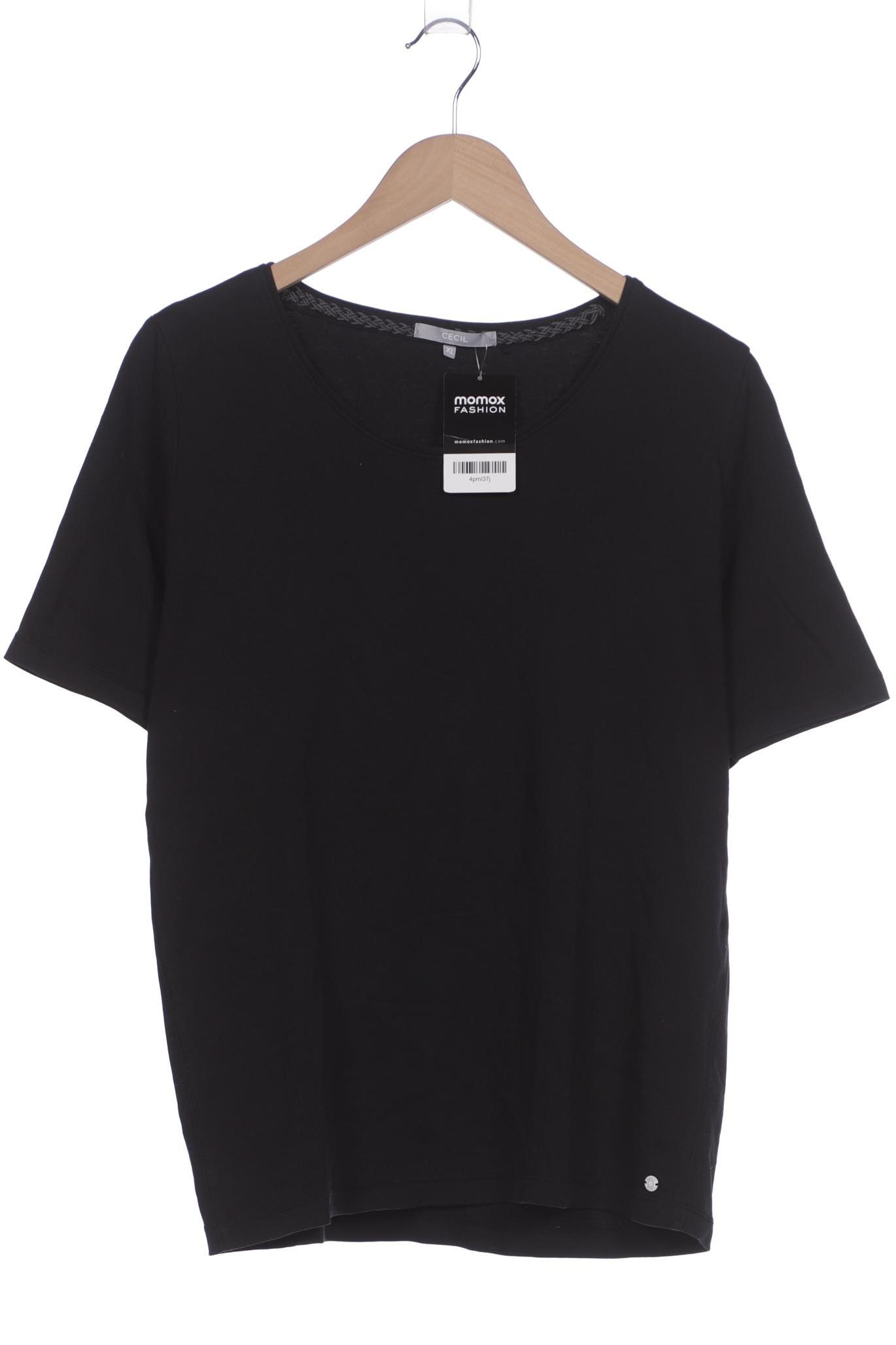 

Cecil Damen T-Shirt, schwarz, Gr. 44