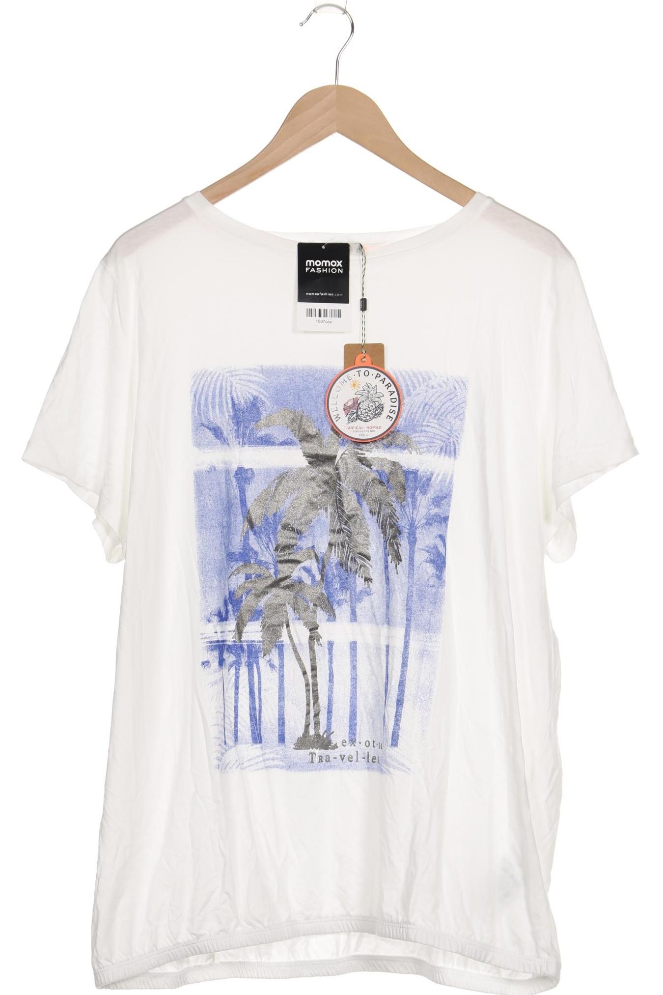 

Cecil Damen T-Shirt, weiß, Gr. 46