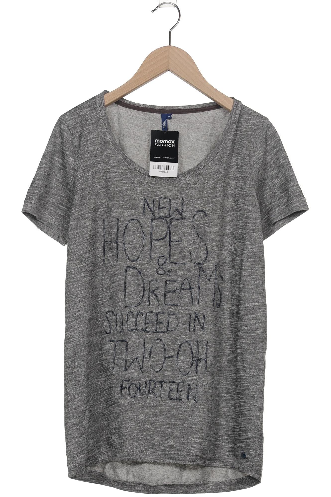 

Cecil Damen T-Shirt, grau, Gr. 38