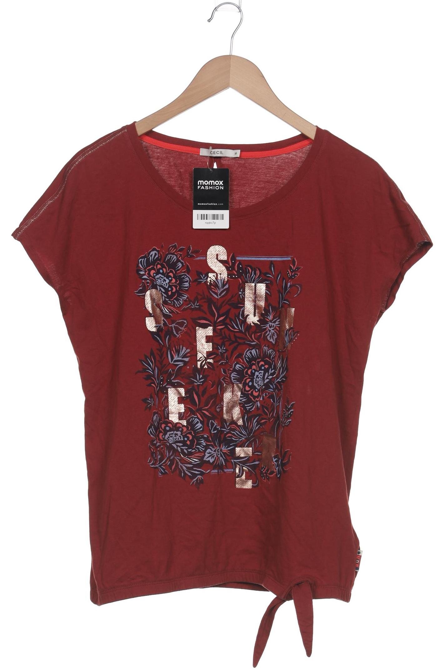 

Cecil Damen T-Shirt, bordeaux, Gr. 38