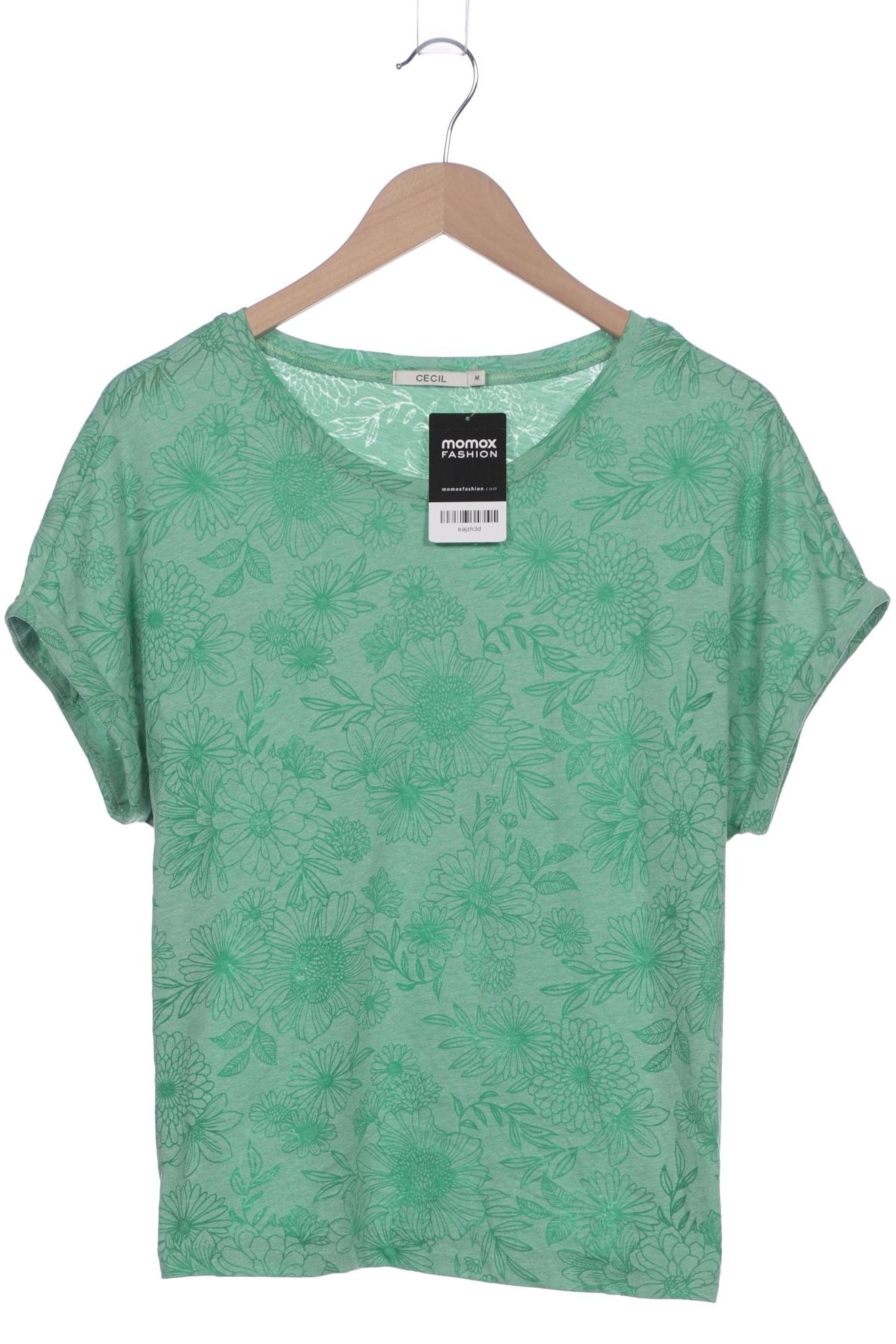 

Cecil Damen T-Shirt, hellgrün, Gr. 38