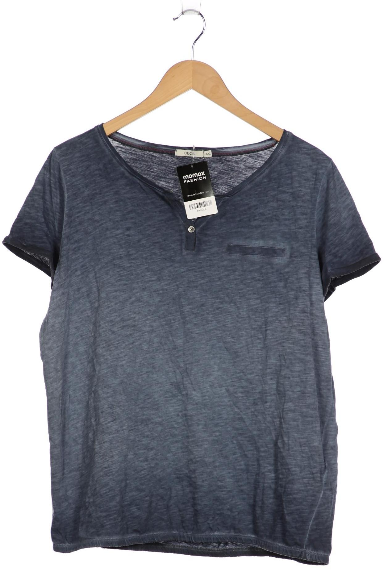 

Cecil Damen T-Shirt, blau, Gr. 46
