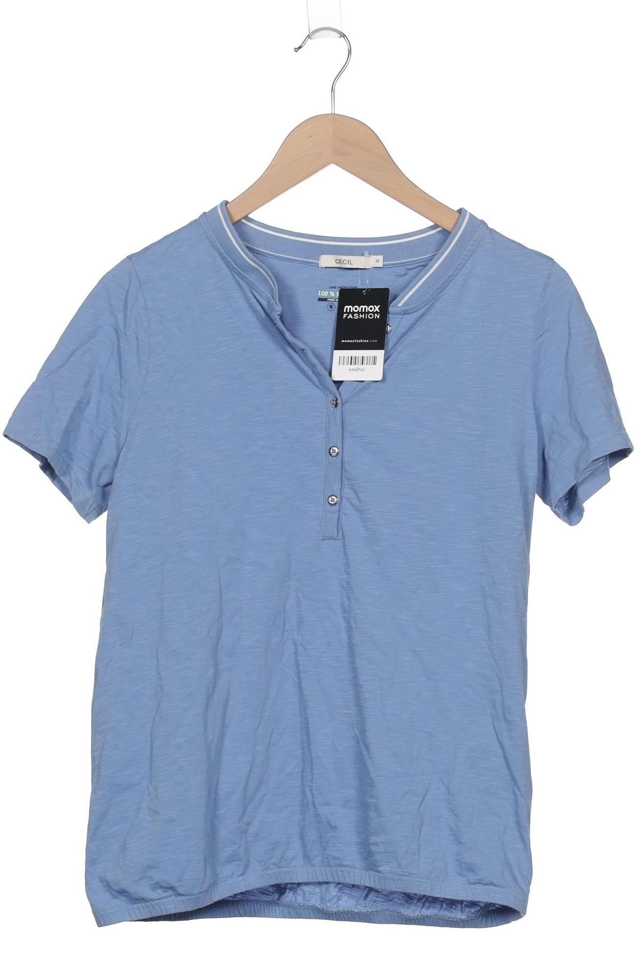 

Cecil Damen T-Shirt, blau, Gr. 38