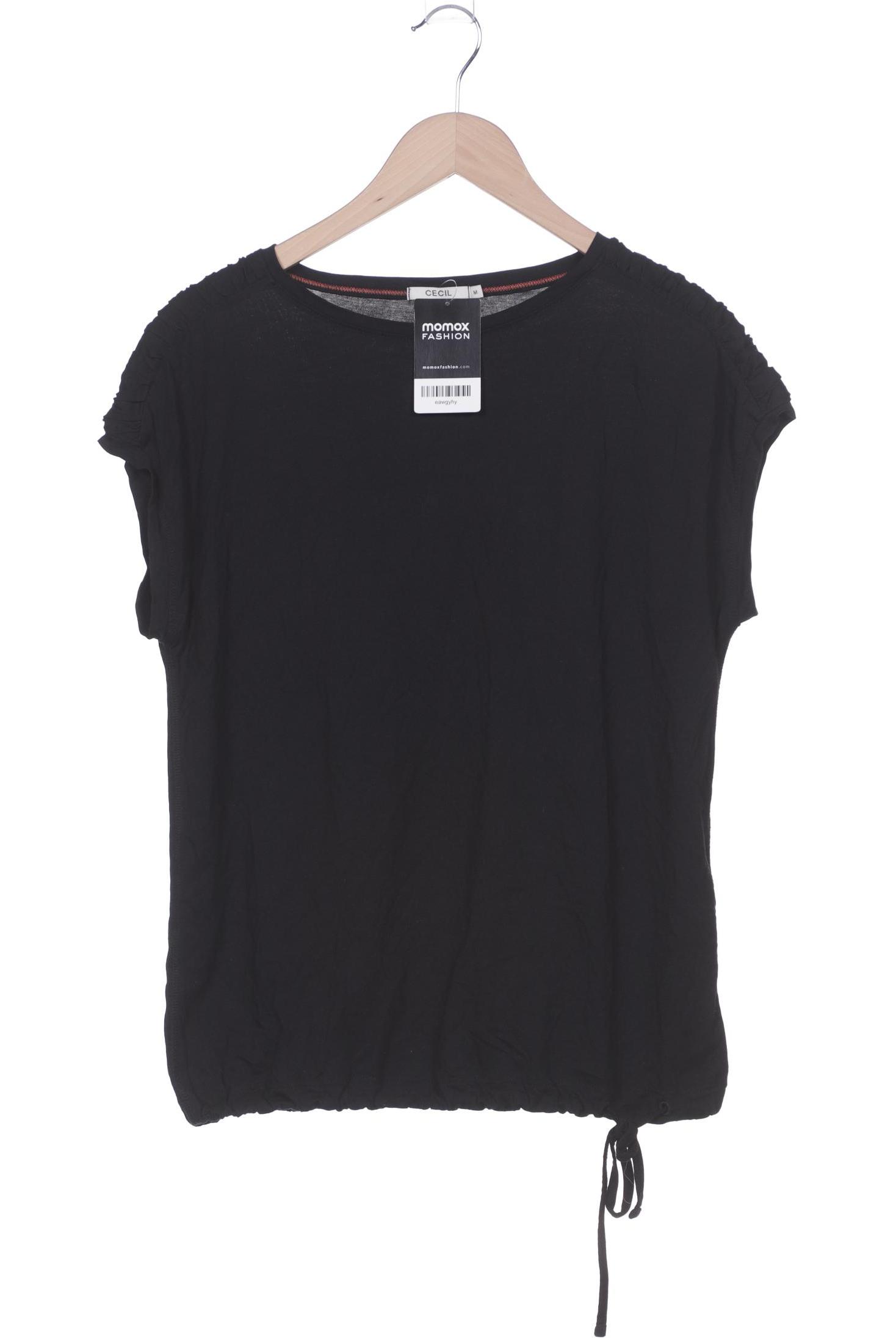 

Cecil Damen T-Shirt, schwarz, Gr. 38