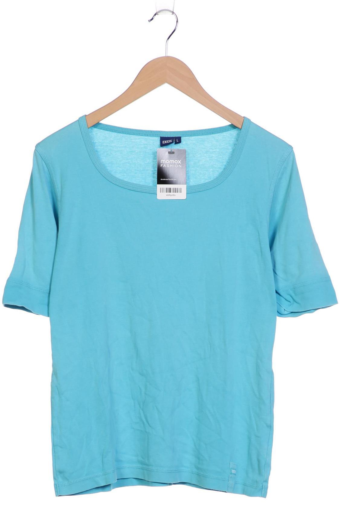 

Cecil Damen T-Shirt, blau, Gr. 42