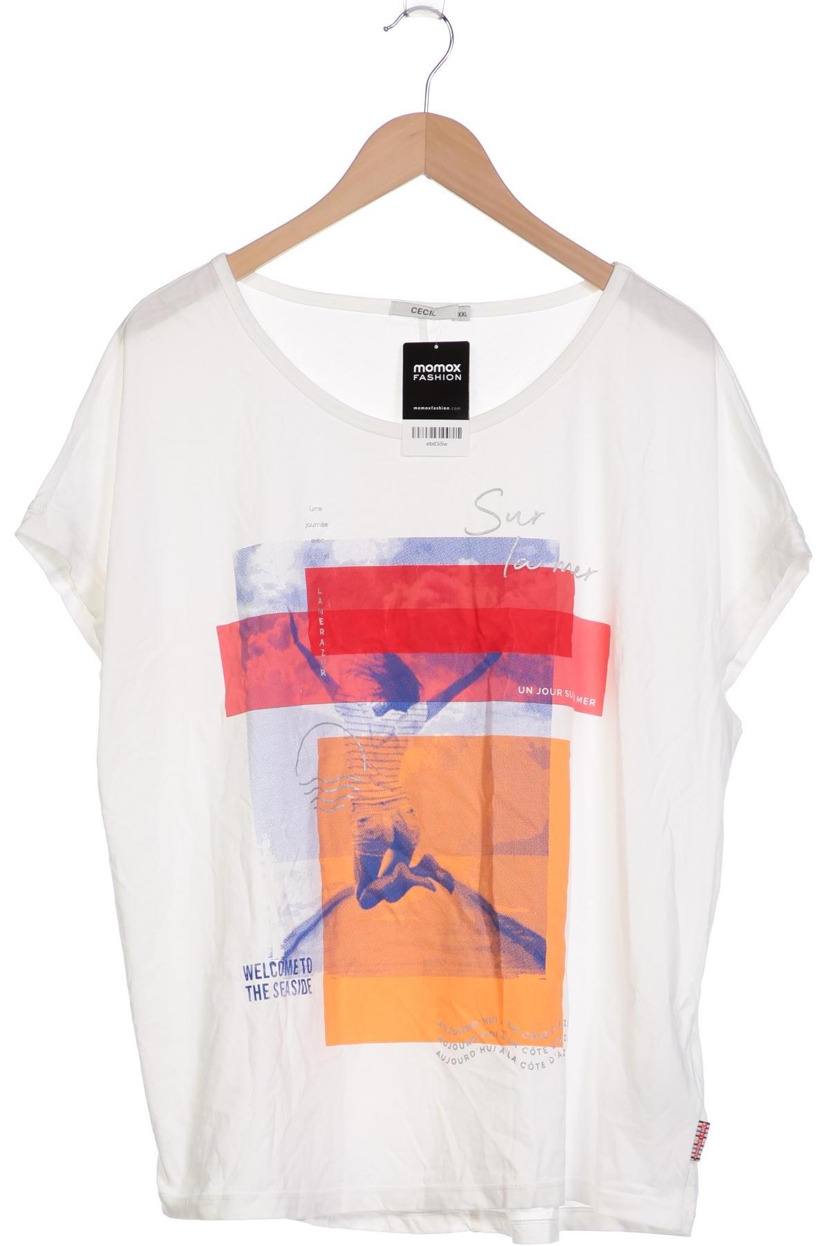 

Cecil Damen T-Shirt, weiß, Gr. 46