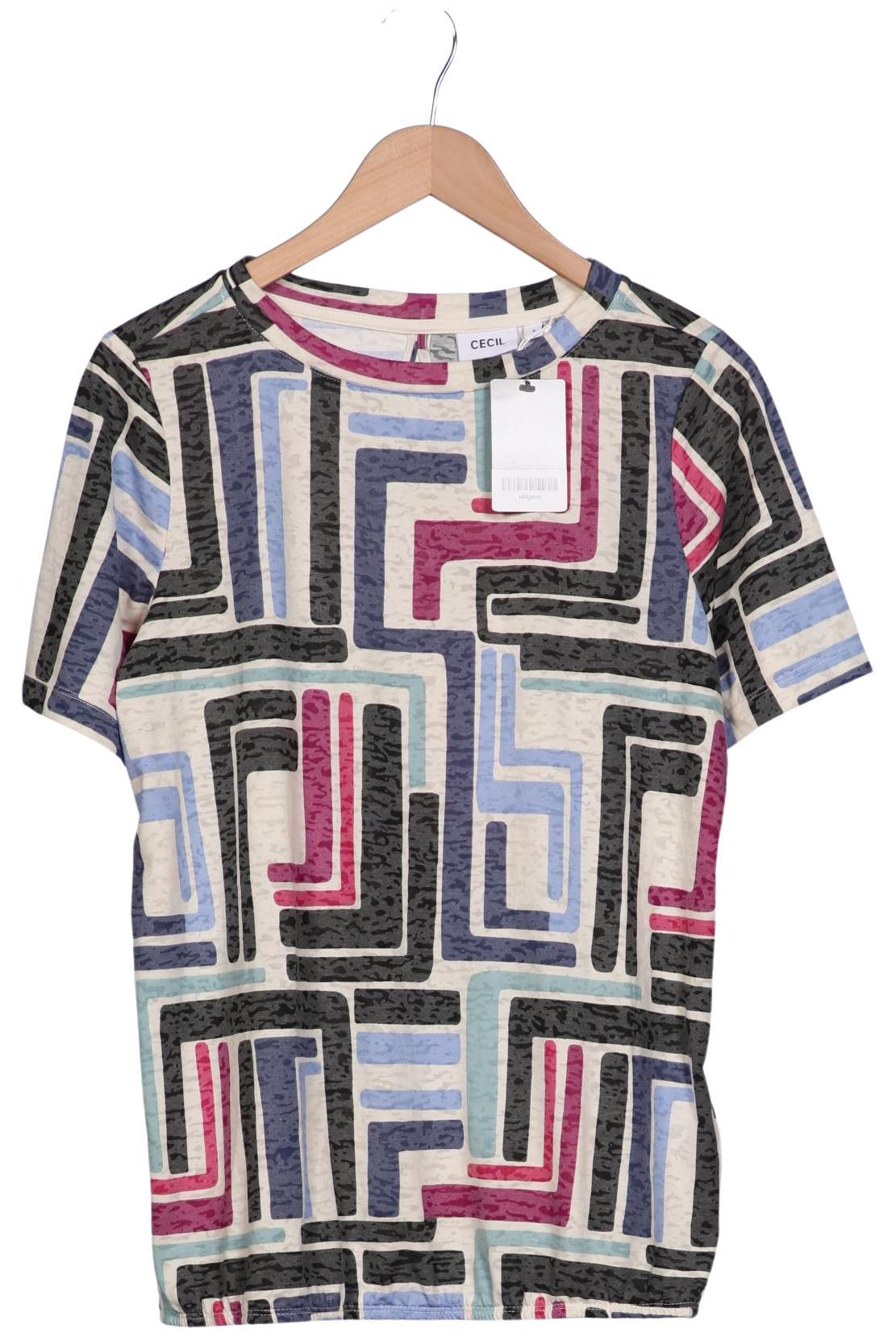 

Cecil Damen T-Shirt, mehrfarbig, Gr. 36