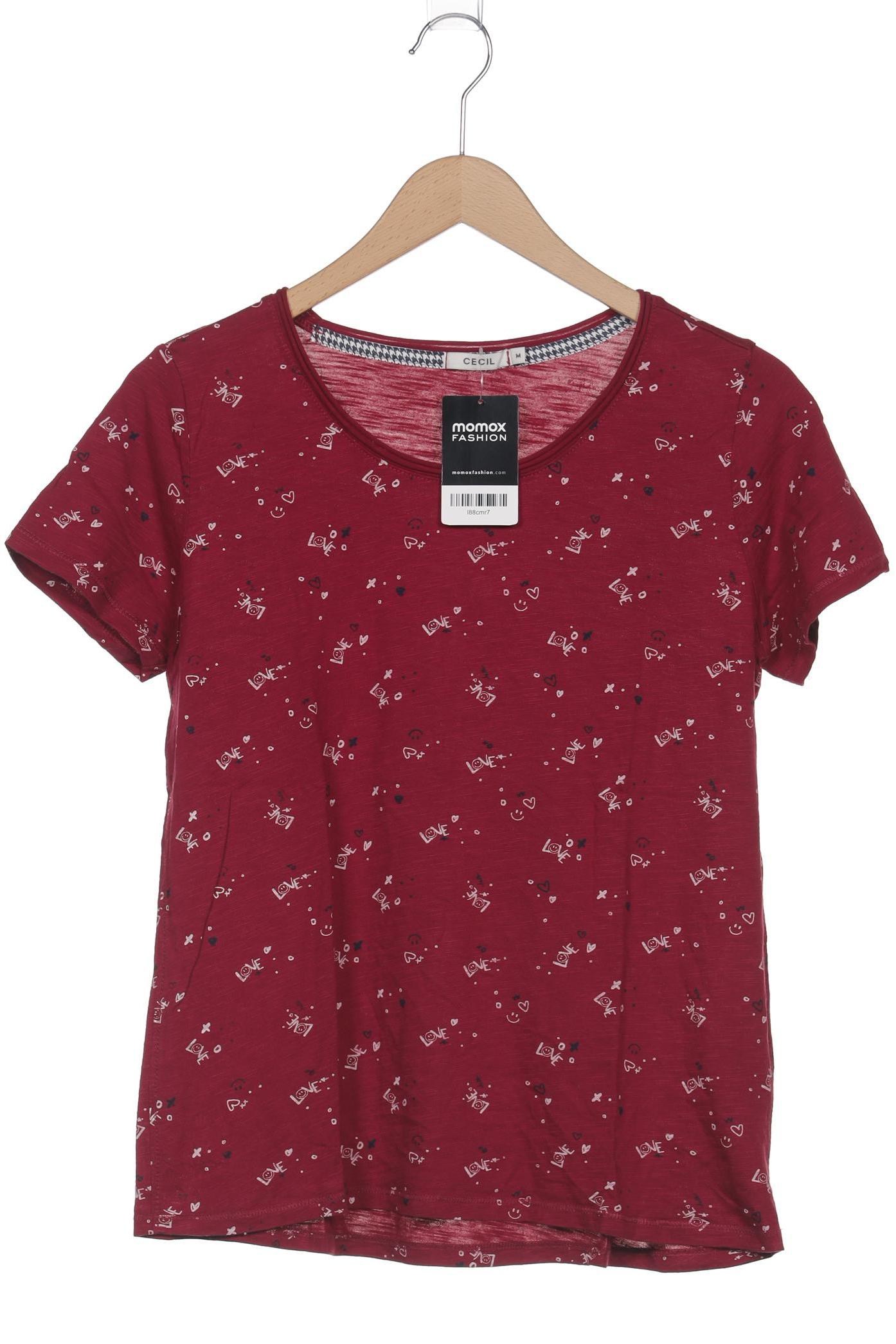 

Cecil Damen T-Shirt, bordeaux, Gr. 38