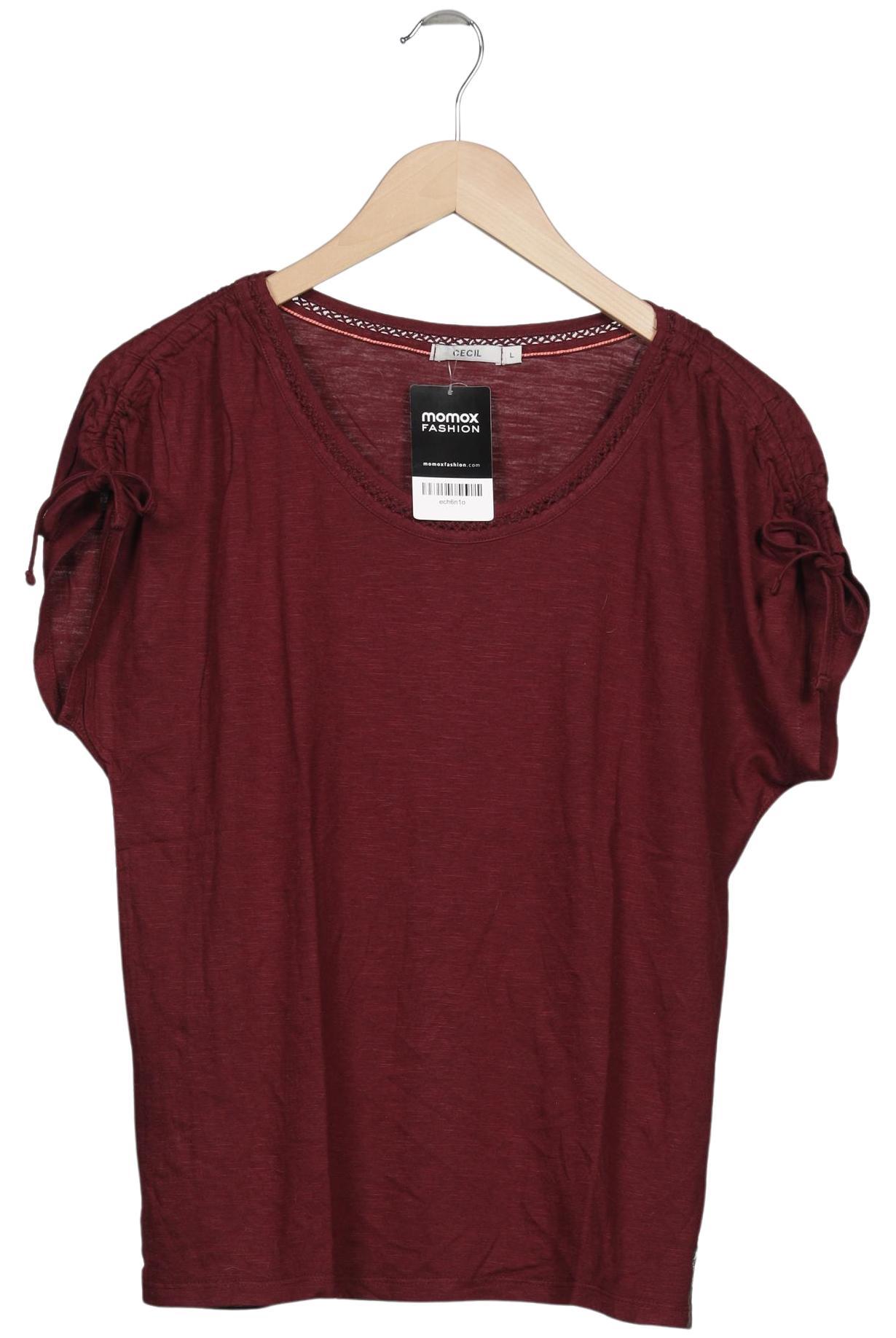 

Cecil Damen T-Shirt, bordeaux, Gr. 42