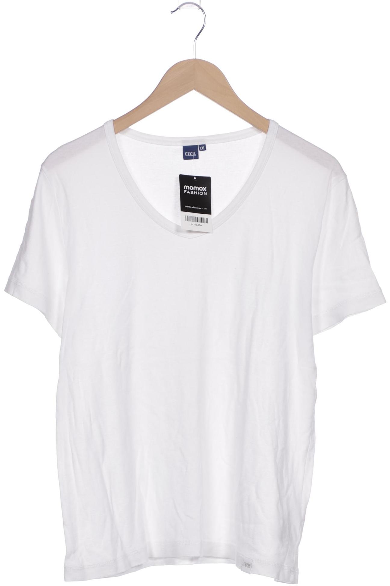 

Cecil Damen T-Shirt, weiß, Gr. 46