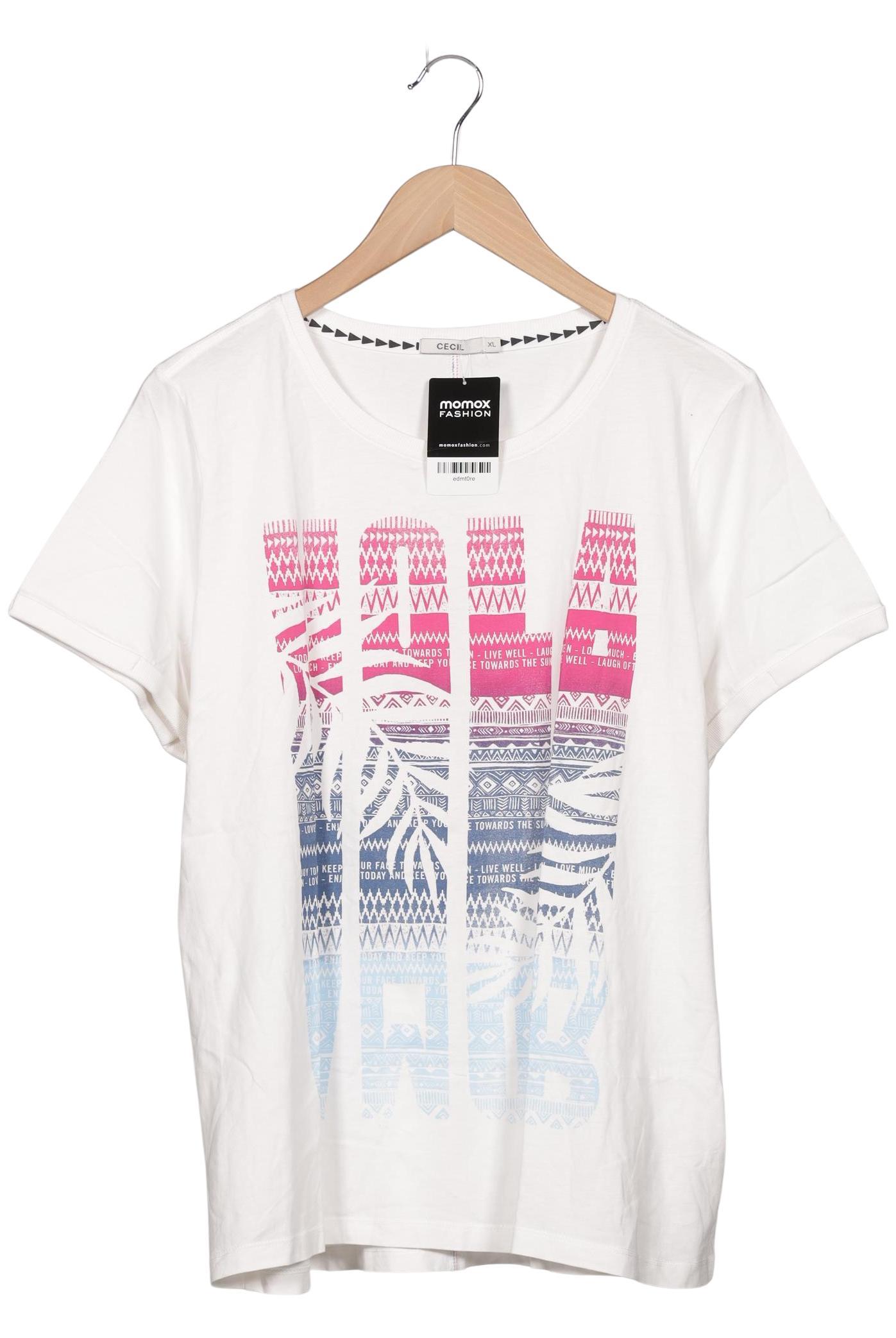 

Cecil Damen T-Shirt, weiß, Gr. 44