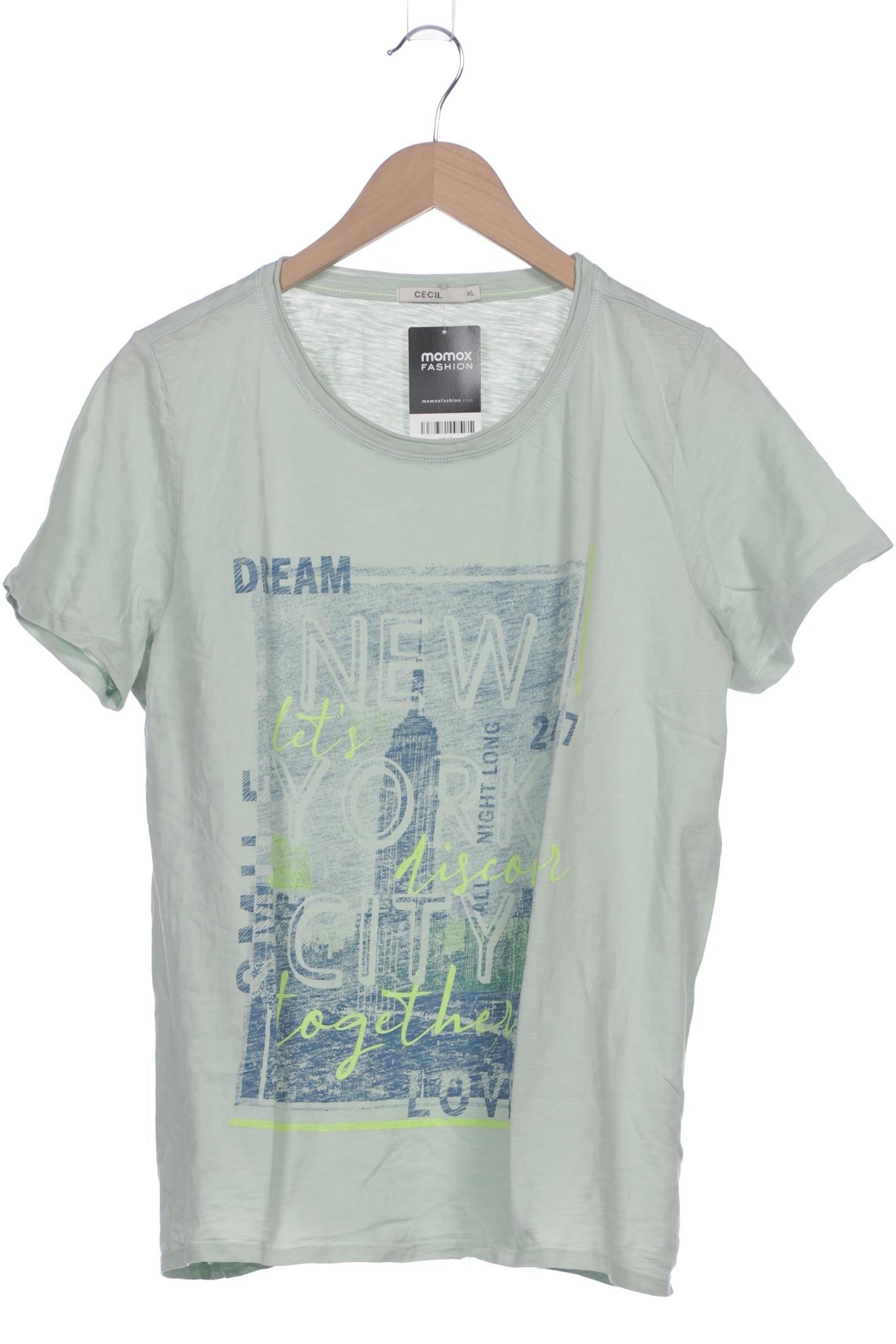 

Cecil Damen T-Shirt, hellgrün, Gr. 44