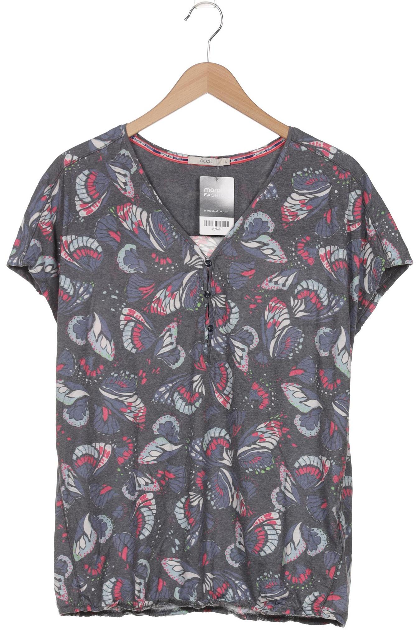 

Cecil Damen T-Shirt, grau, Gr. 42