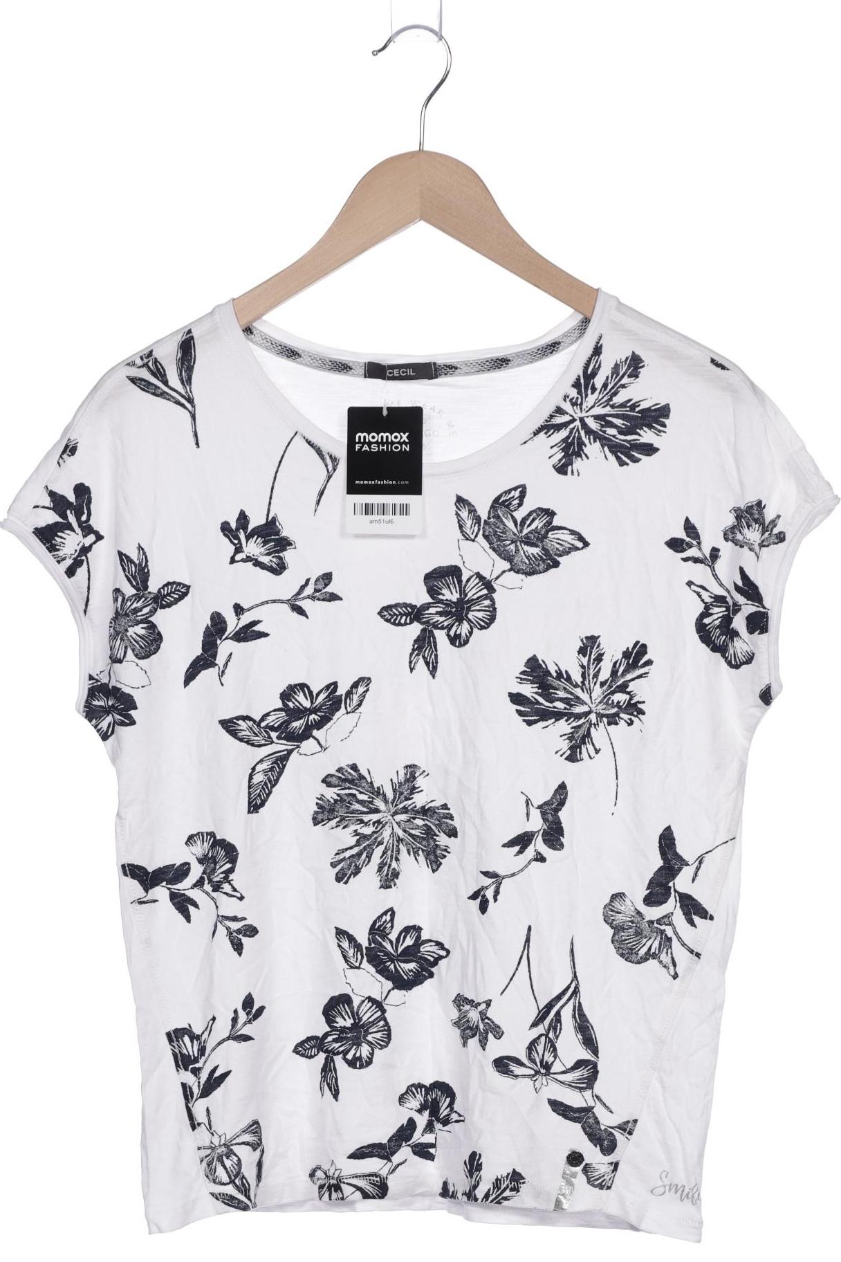 

Cecil Damen T-Shirt, weiß, Gr. 38