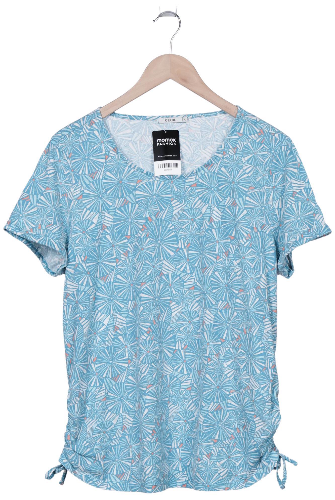 

Cecil Damen T-Shirt, blau, Gr. 44